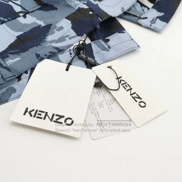 Kenzo Kenzo Gray '1970' Cotton Crew Neck T-Shirt L. Size US L / EU 52-54 / 3 - 7 Thumbnail