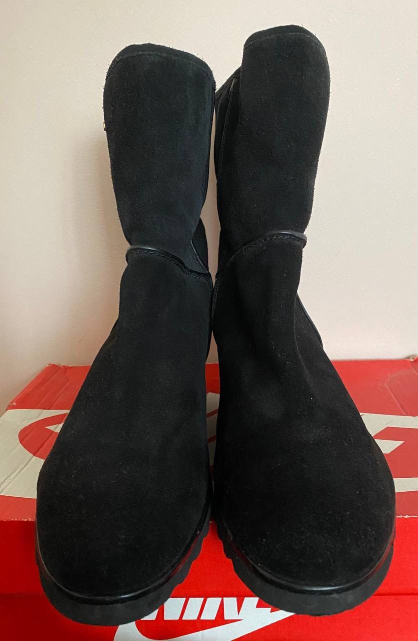 Marc Jacobs Marc By Marc Jacobs Hidden Wedge Faux Sherpa Boots Size US 11 / IT 41 - 2 Thumbnail