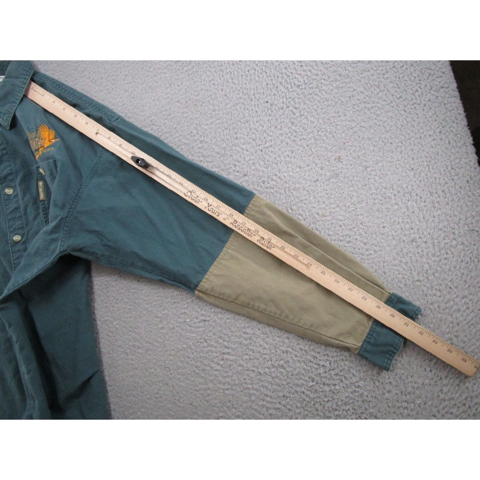 Vintage VINTAGE Columbia Shooting Shirt Mens M Green Heavy Cotton Button-Up Size US M / EU 48-50 / 2 - 7 Thumbnail