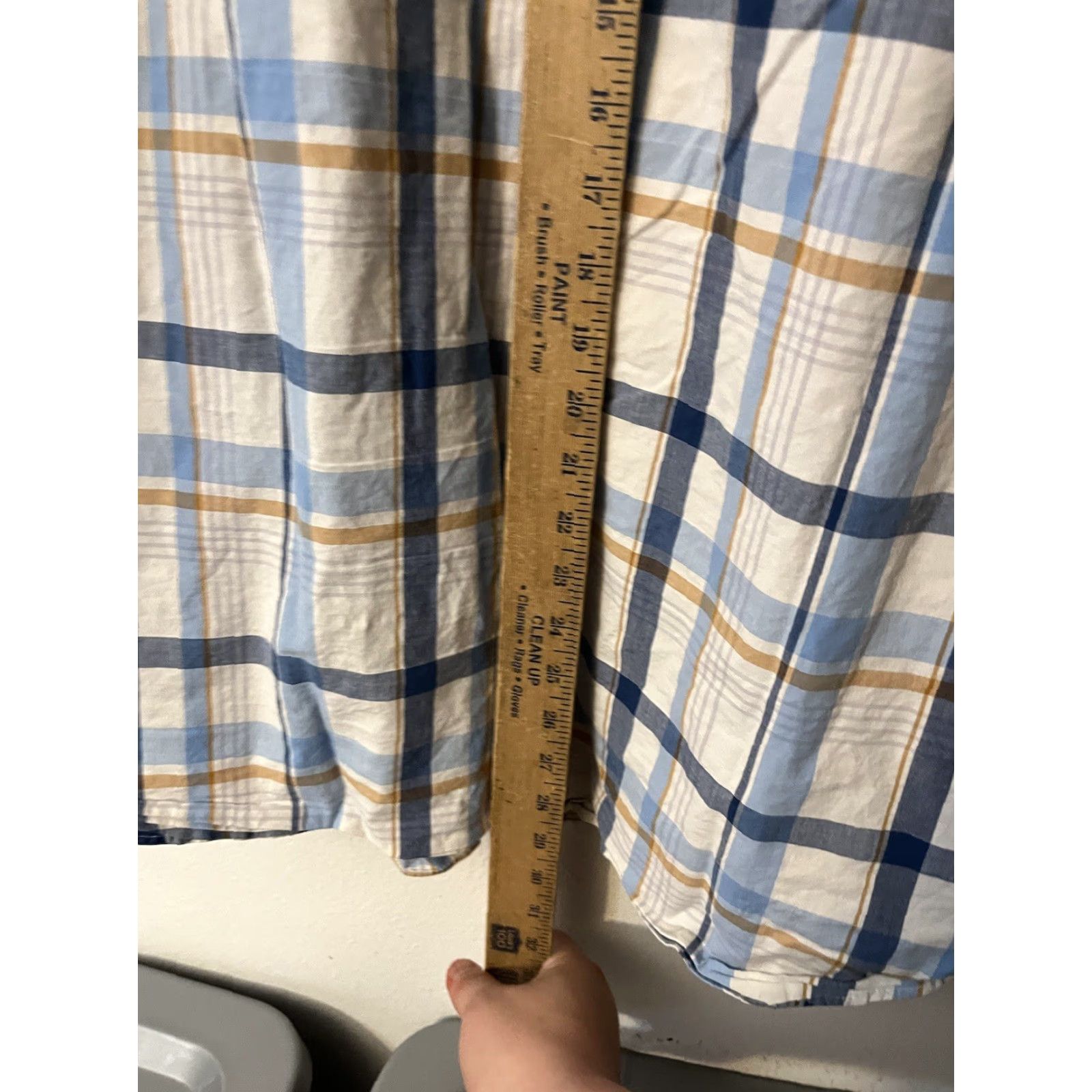 Old Navy Old Navy Mens Shirt XXL Tall Multicolor Plaid Button-Down Long Sleeve Cotton Knit Size US XXL / EU 58 / 5 - 4 Thumbnail