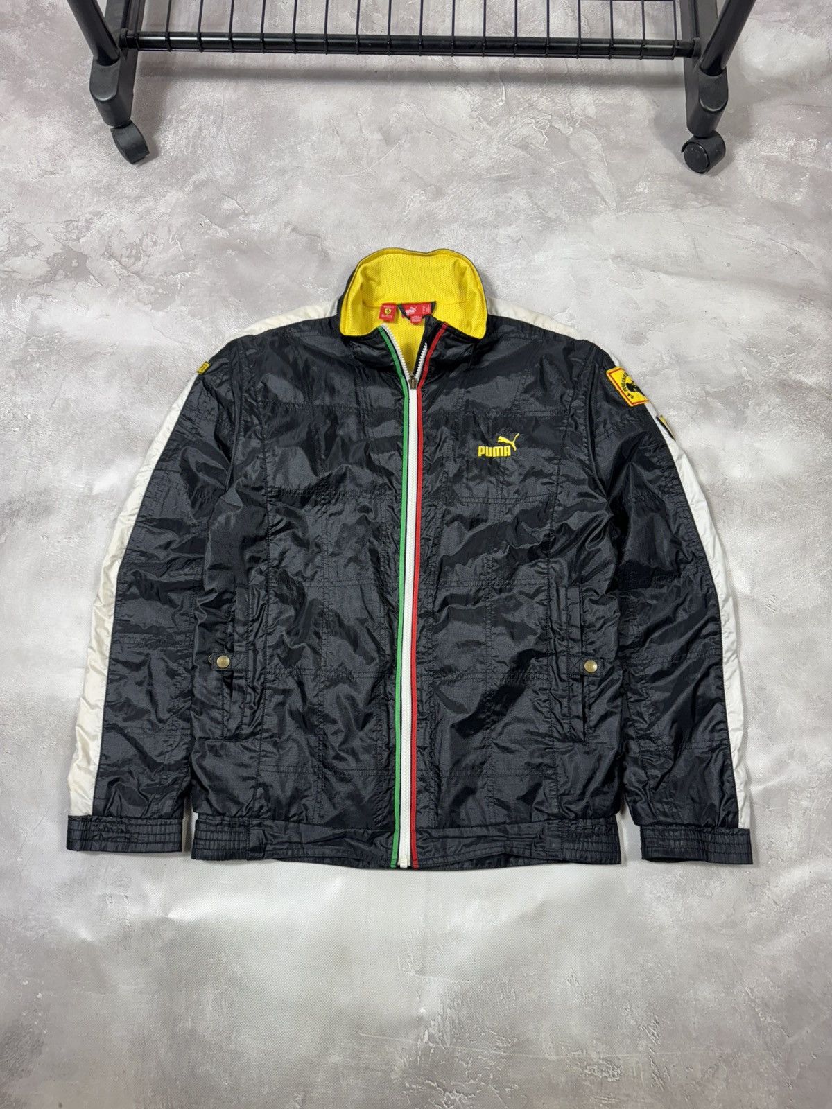 Puma Vintage Puma Scuderia Ferrari Black Racing Jacket Size US S / EU 44-46 / 1 - 1 Thumbnail