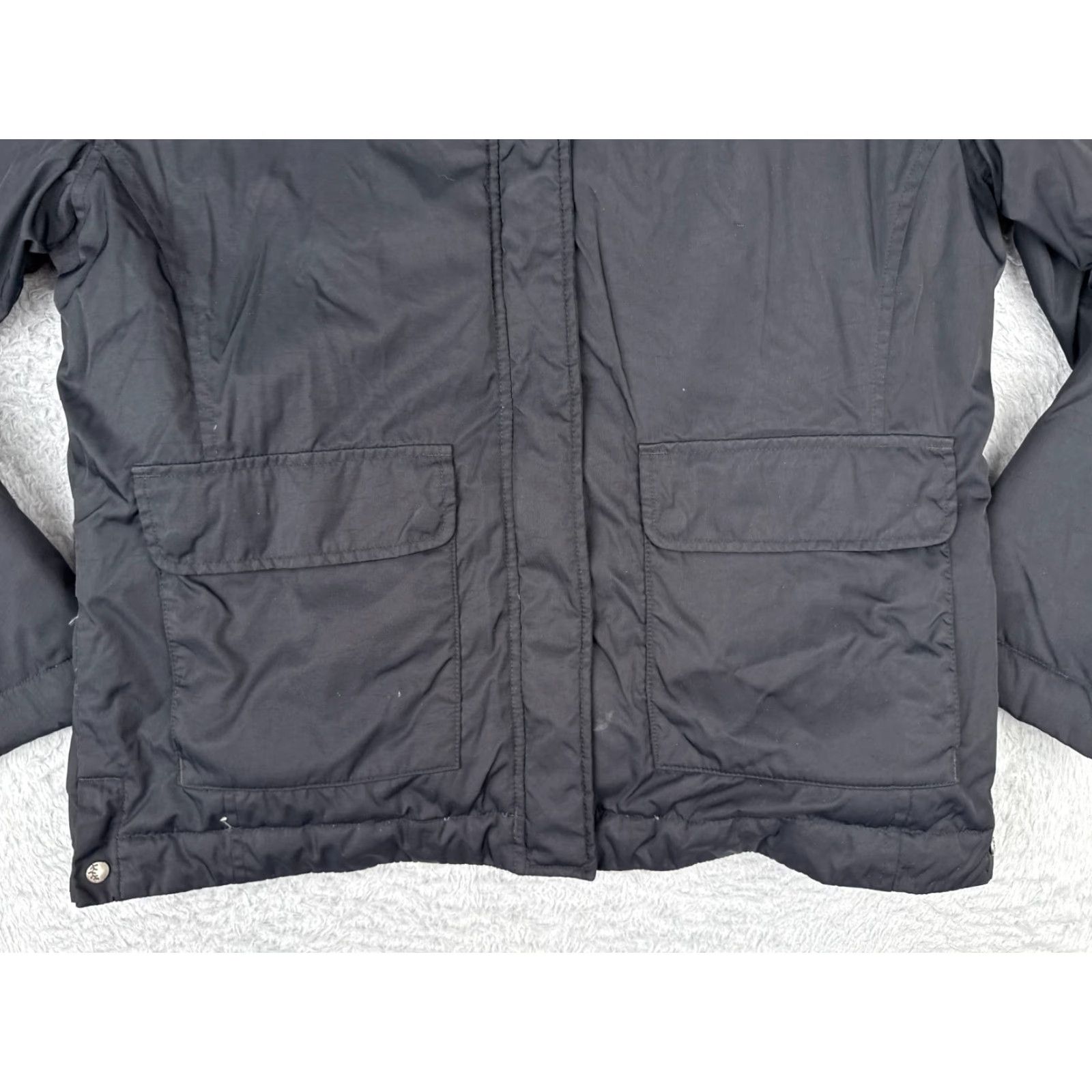Vintage VINTAGE Columbia Jacket Women L Black Full Zip Nylon Shell Goosedown Feather Size L / US 10 / IT 46 - 5 Thumbnail