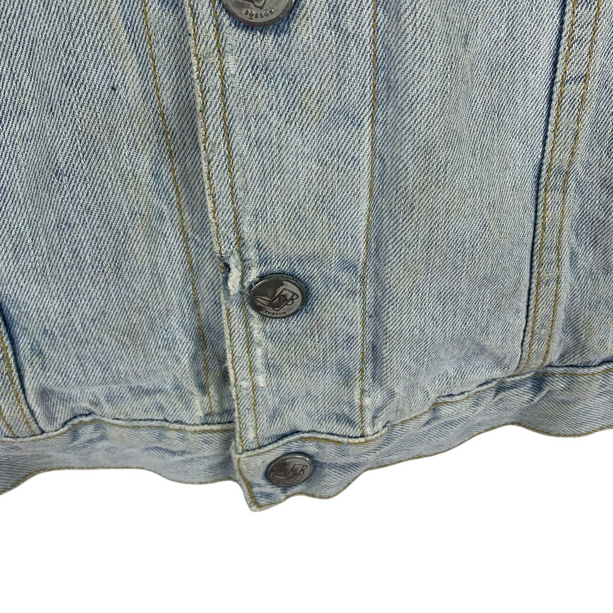 Edwin Vintage Bobson Cropped Denim Jacket Size US S / EU 44-46 / 1 - 7 Thumbnail