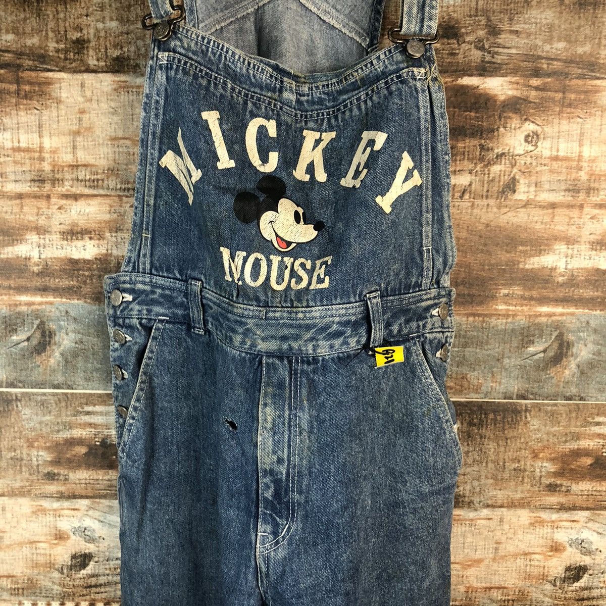 Mickey Mouse Poppins Mickey Mouse Overalls Denim #A2108 Size US 30 / EU 46 - 6 Thumbnail