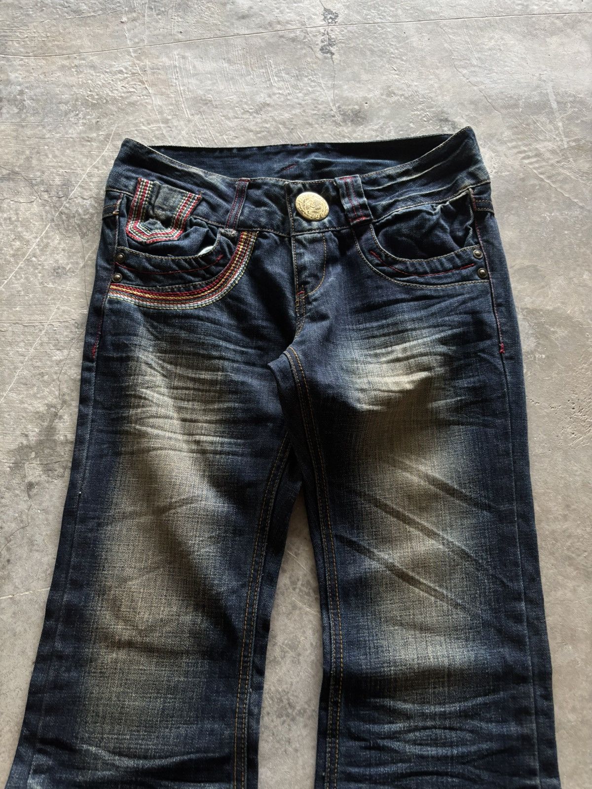 If Six Was Nine flare classical elf japanese mud wash mudmax style rusty Size 30" / US 8 / IT 44 - 2 Thumbnail