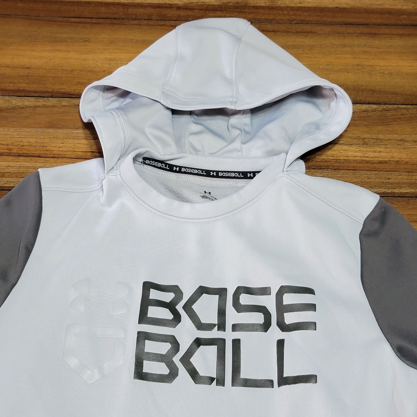 Under Armour Under Armour Baseball LS Grey Pullover Hoodie - Size Small Size US S / EU 44-46 / 1 - 2 Thumbnail