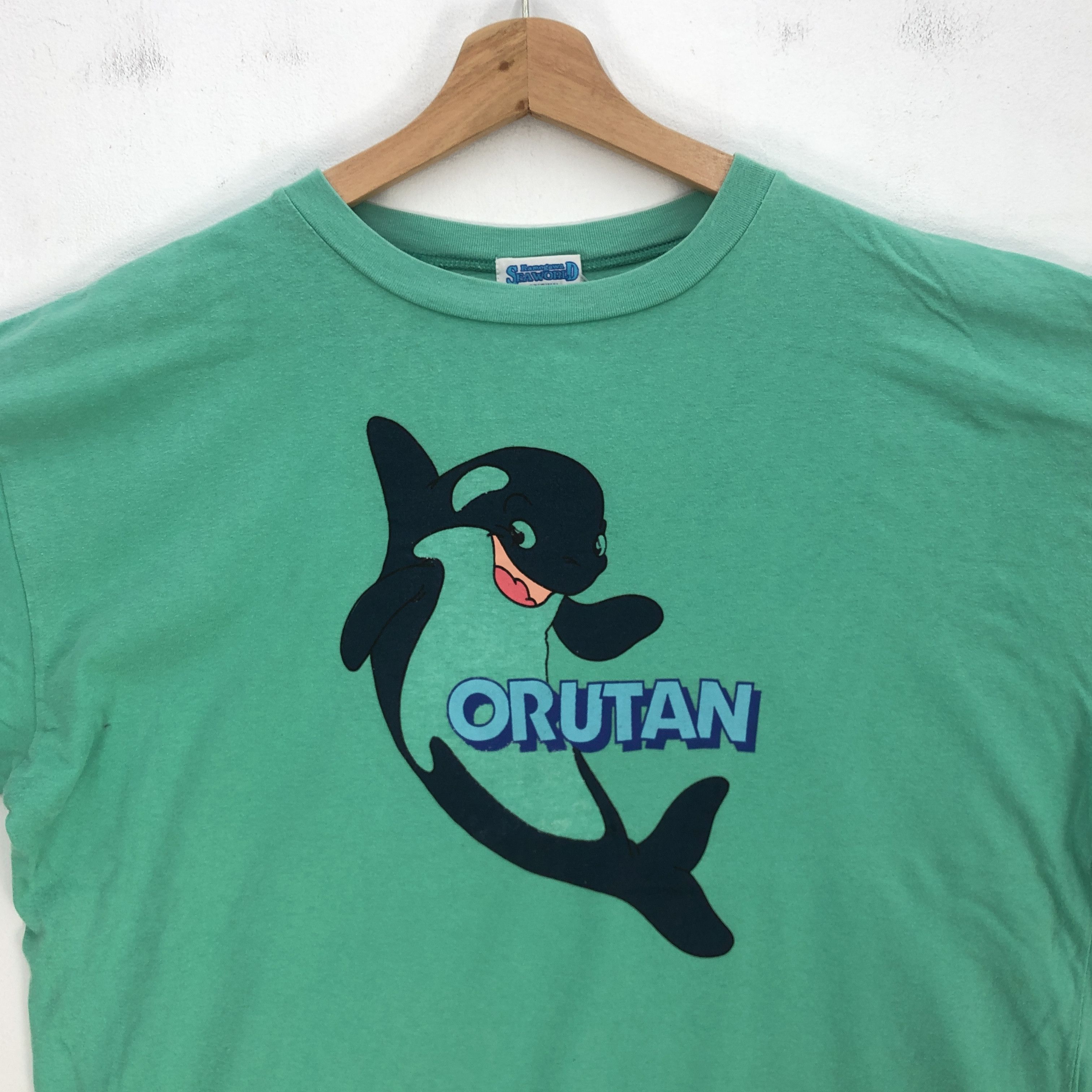 Japanese Brand Vintage 90s Kamogawa Sea World Tshirt Japanese Aquarium Tees Size US L / EU 52-54 / 3 - 2 Thumbnail