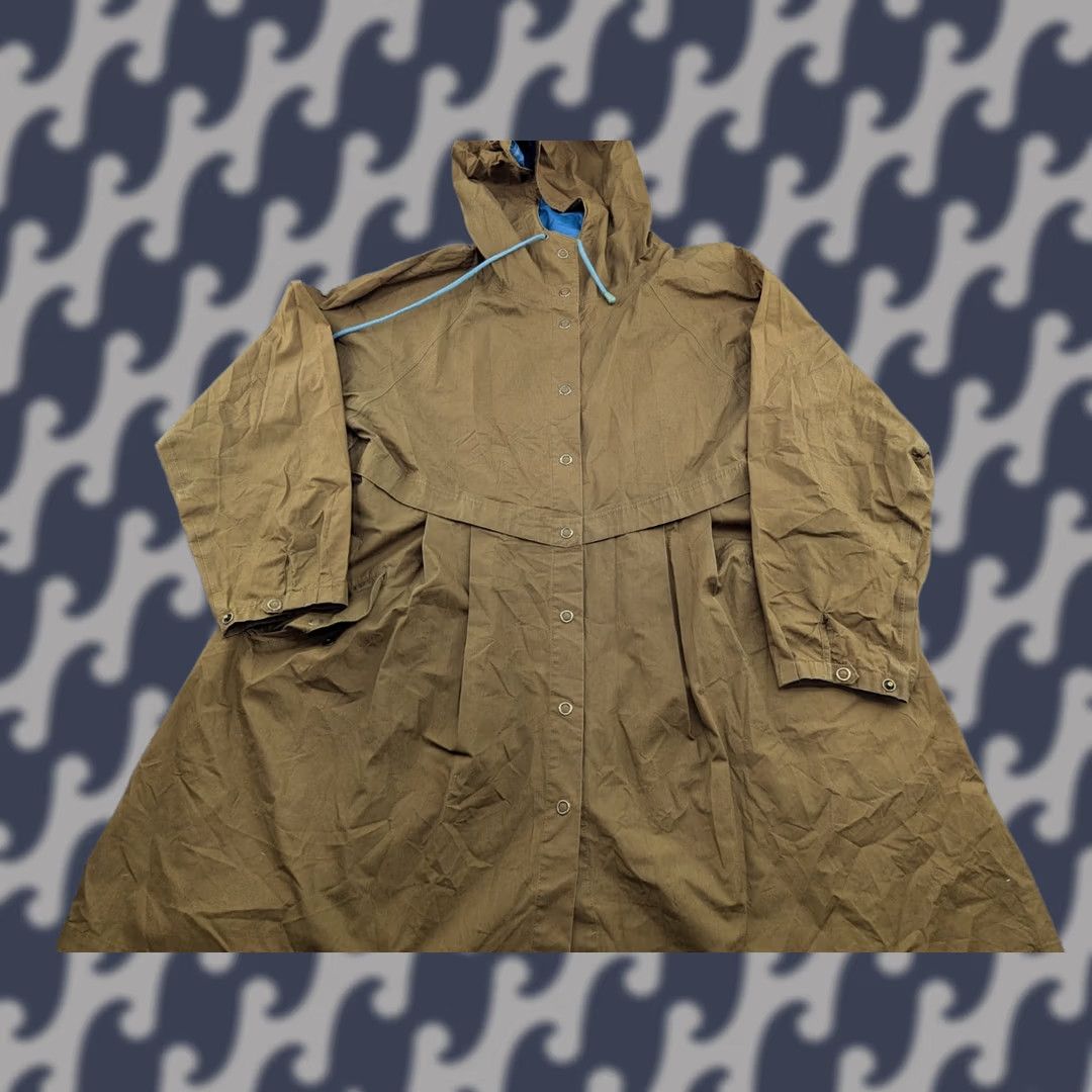 Vintage Gudrun Sjoden Womens Anorak Jacket Beige Large Parka Hooded Taped Seams Jacket Shirt Womens Parka Hooded Seams Beige L Size L / US 10 / IT 46 - 1 Thumbnail