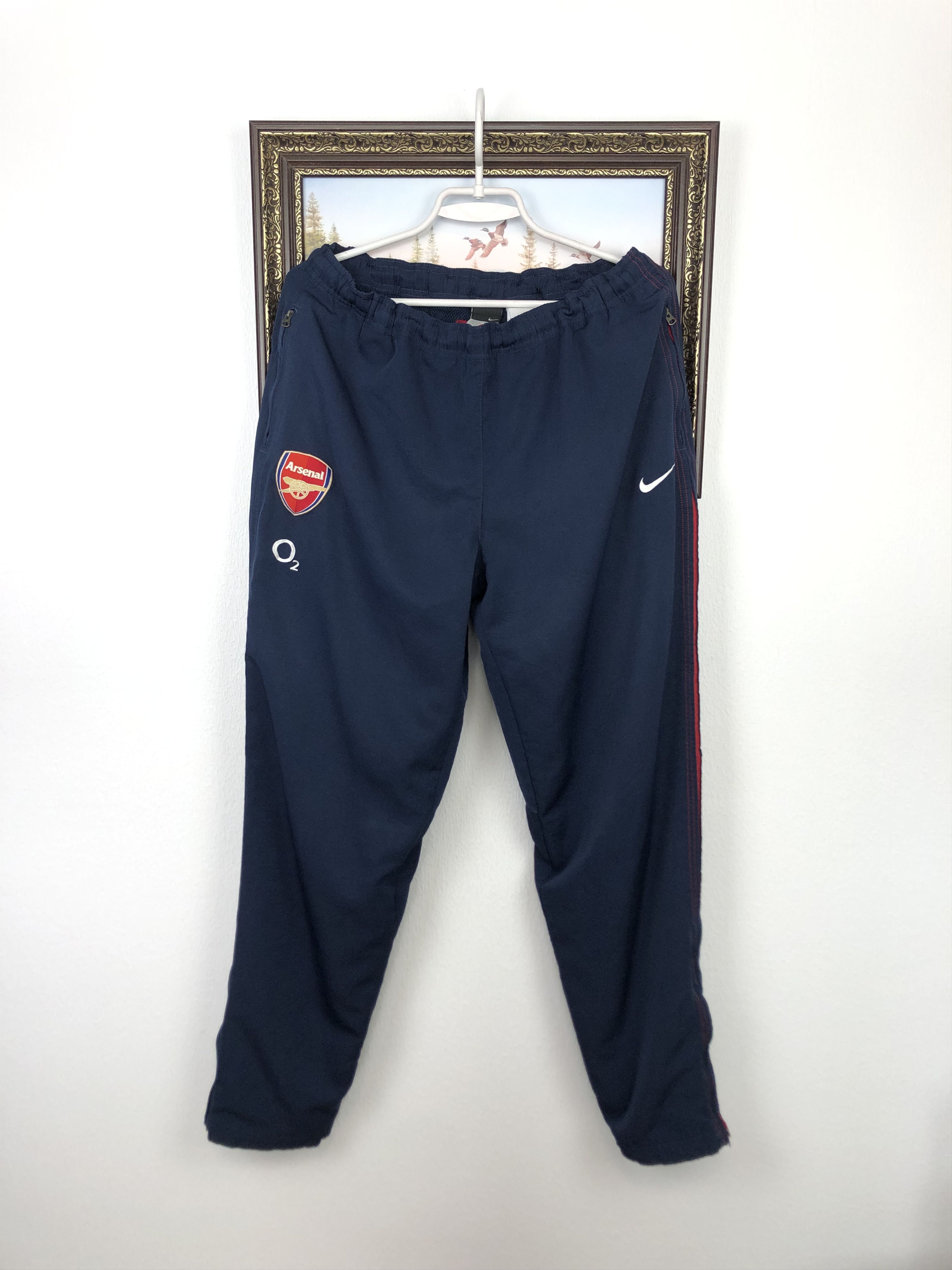 Nike Vintage Nike Arsenal o2 Football Pants Soccer Highbury M Size US 32 / EU 48 - 1 Thumbnail