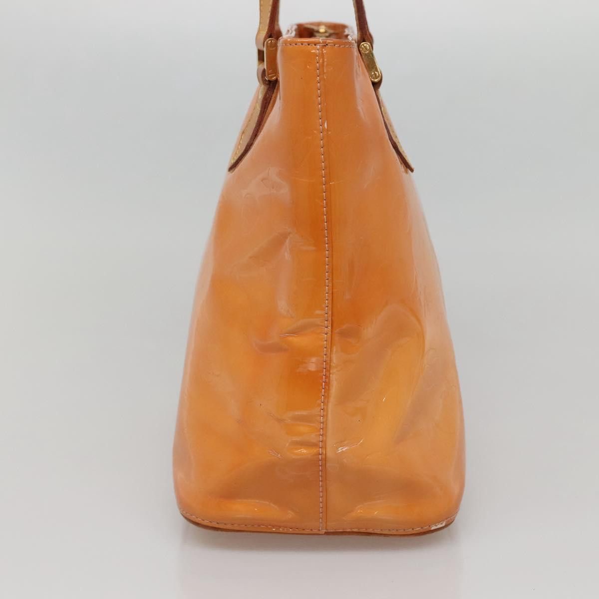 LOUIS VUITTON Monogram Vernis Houston Bag Marshmallow Pink