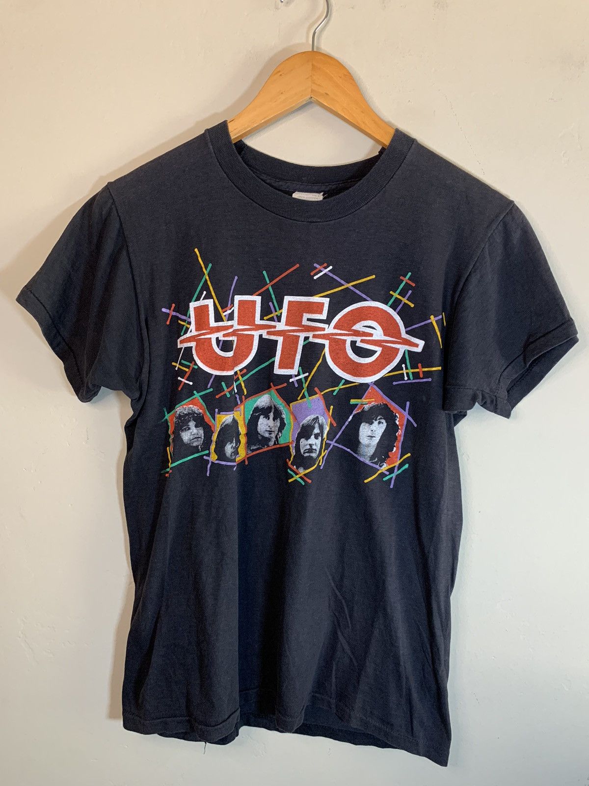 Band Tees × Vintage *RARE* Vintage 1981 UFO Wild Willing Innocent Tour T-Shirt L Size US L / EU 52-54 / 3 - 1 Thumbnail