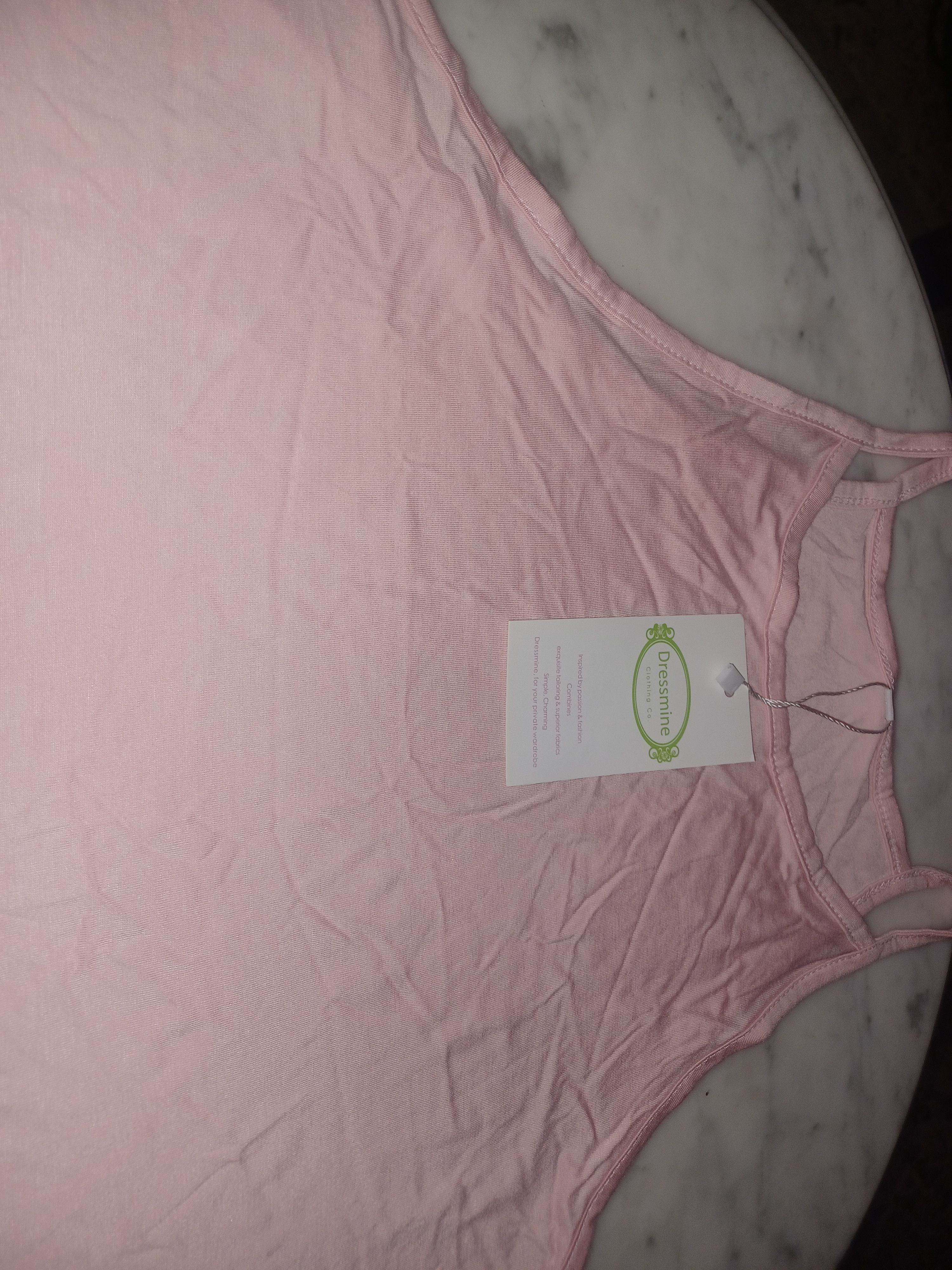 Other Dressmine Women's Camisole Large Pink NWT Size L / US 10 / IT 46 - 4 Thumbnail