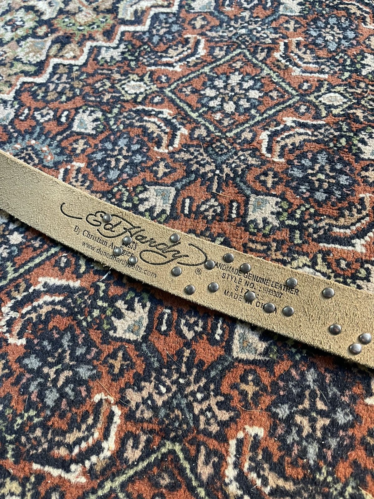 Ed Hardy × Vintage Ed Hardy Belt y2k leather Size ONE SIZE - 3 Thumbnail