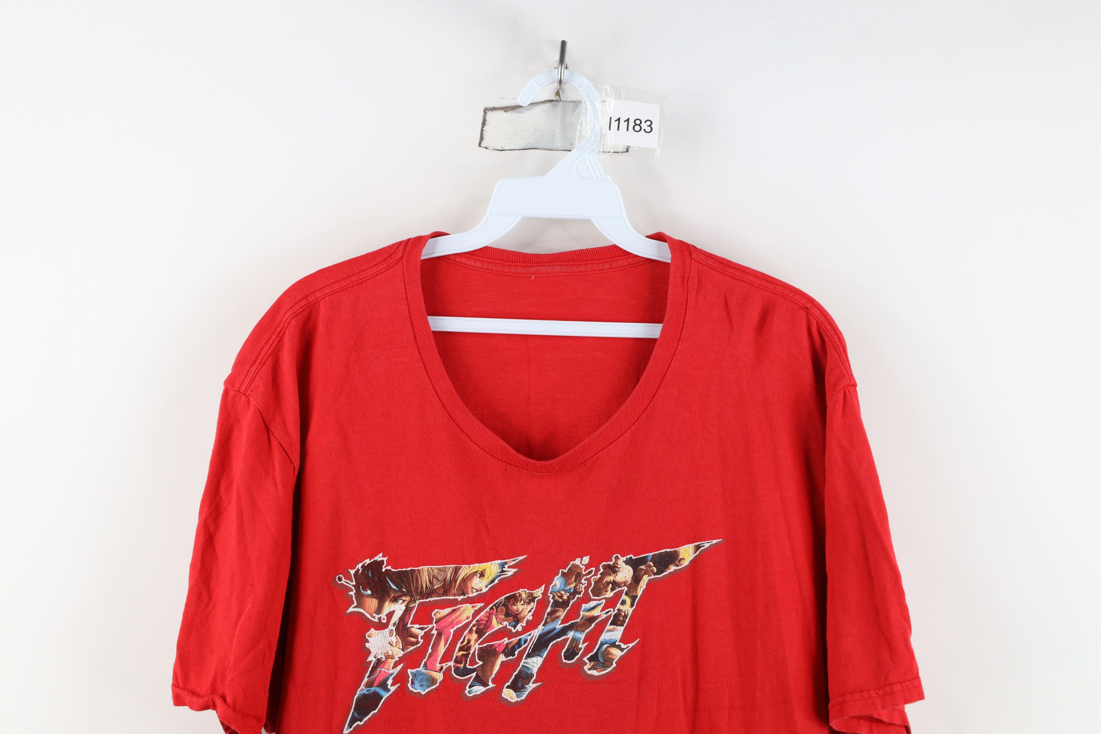 Vintage Vintage Y2K Spell Street Fighter Fight Video Game T-Shirt Size XXL / US 16-18 / IT 52-54 - 2 Thumbnail