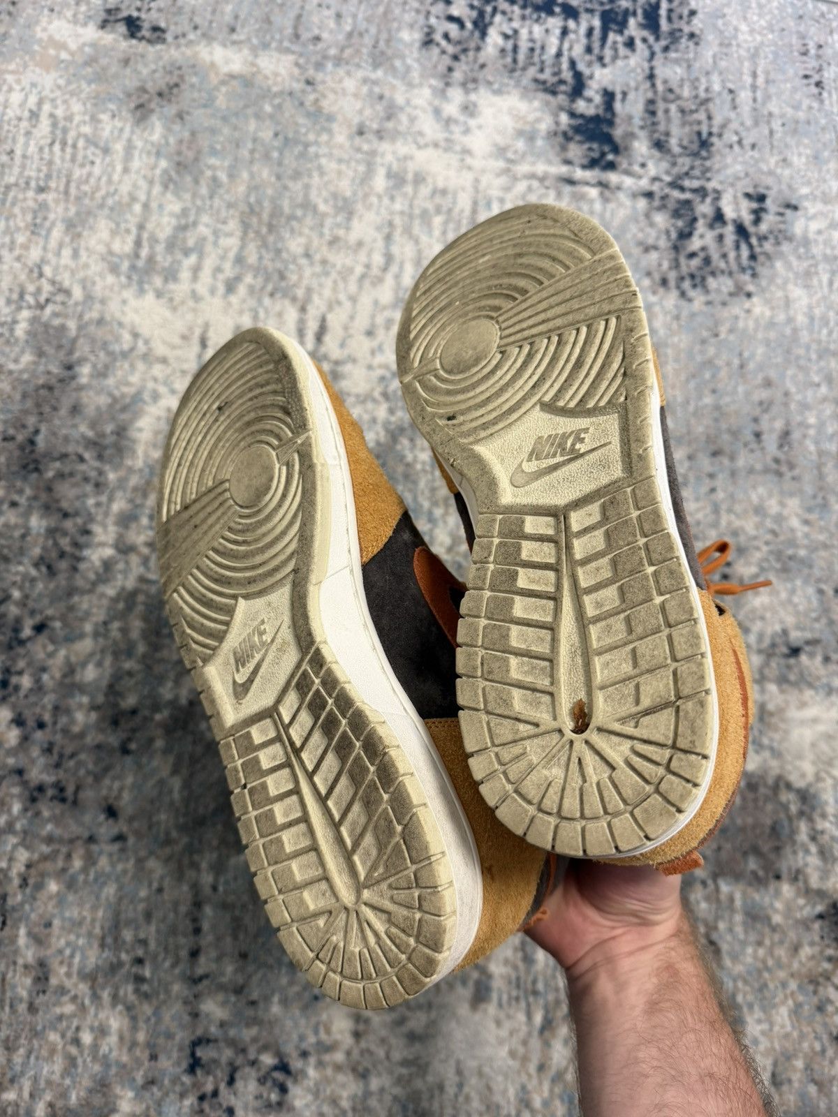 Nike Nike dunk high gold canvas Size US 13 / EU 46 - 6 Thumbnail