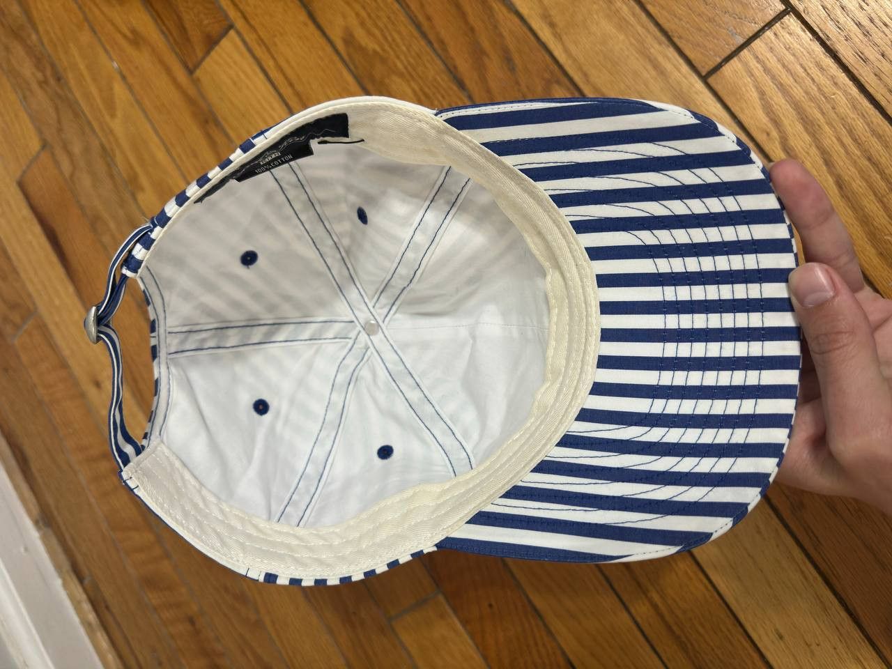 Kith Kith & Kin Serif Striped Cap Current Size ONE SIZE - 7 Thumbnail