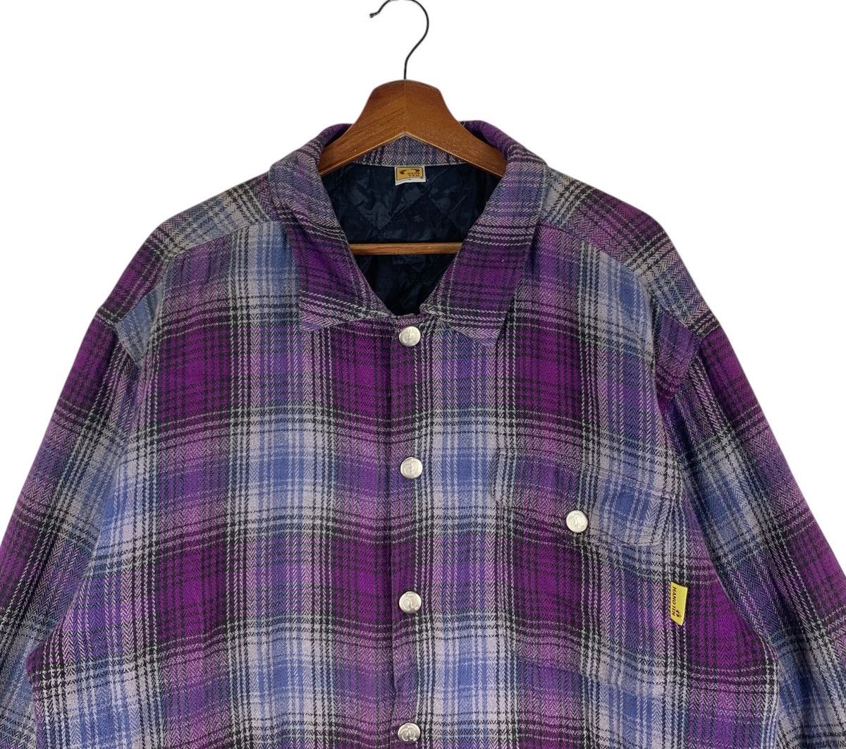Hang Ten × Vintage VINTAGE HANG TEN SNAP BUTTON TARTAN FLANNEL JACKET Size US L / EU 52-54 / 3 - 3 Thumbnail