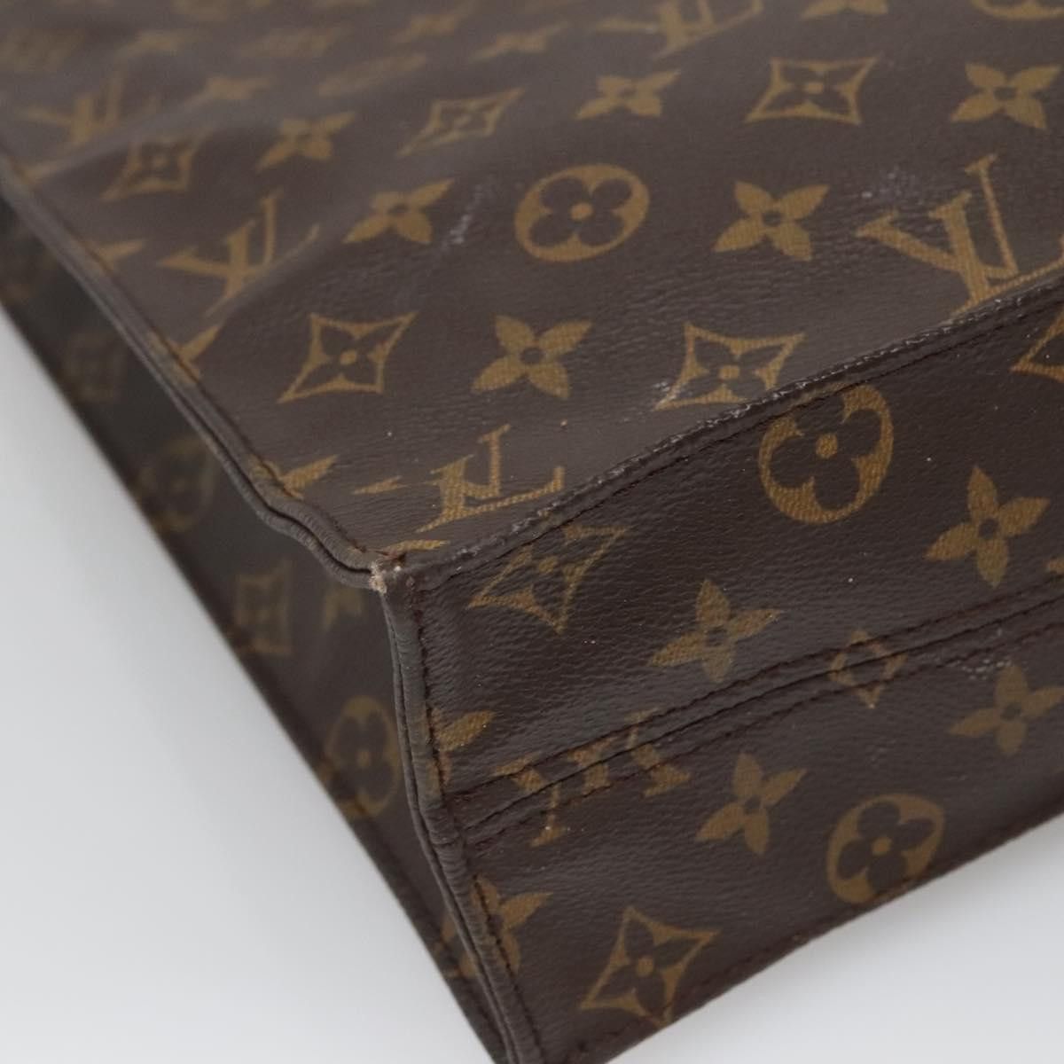 Louis Vuitton LOUIS VUITTON Monogram Sac Plat Hand Bag M51140 Size ONE SIZE - 13 Thumbnail