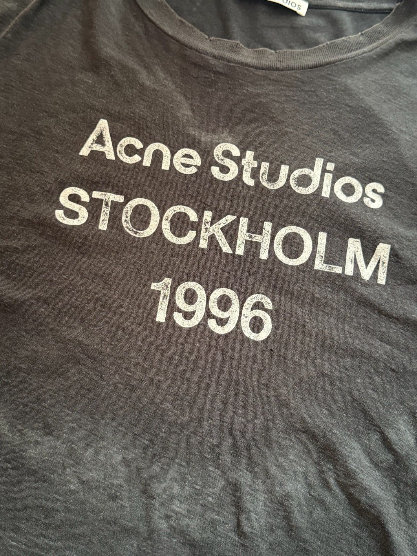 Acne Studios Acne Studios FW22 1996 Letter Print Tee Size US S / EU 44-46 / 1 - 2 Thumbnail