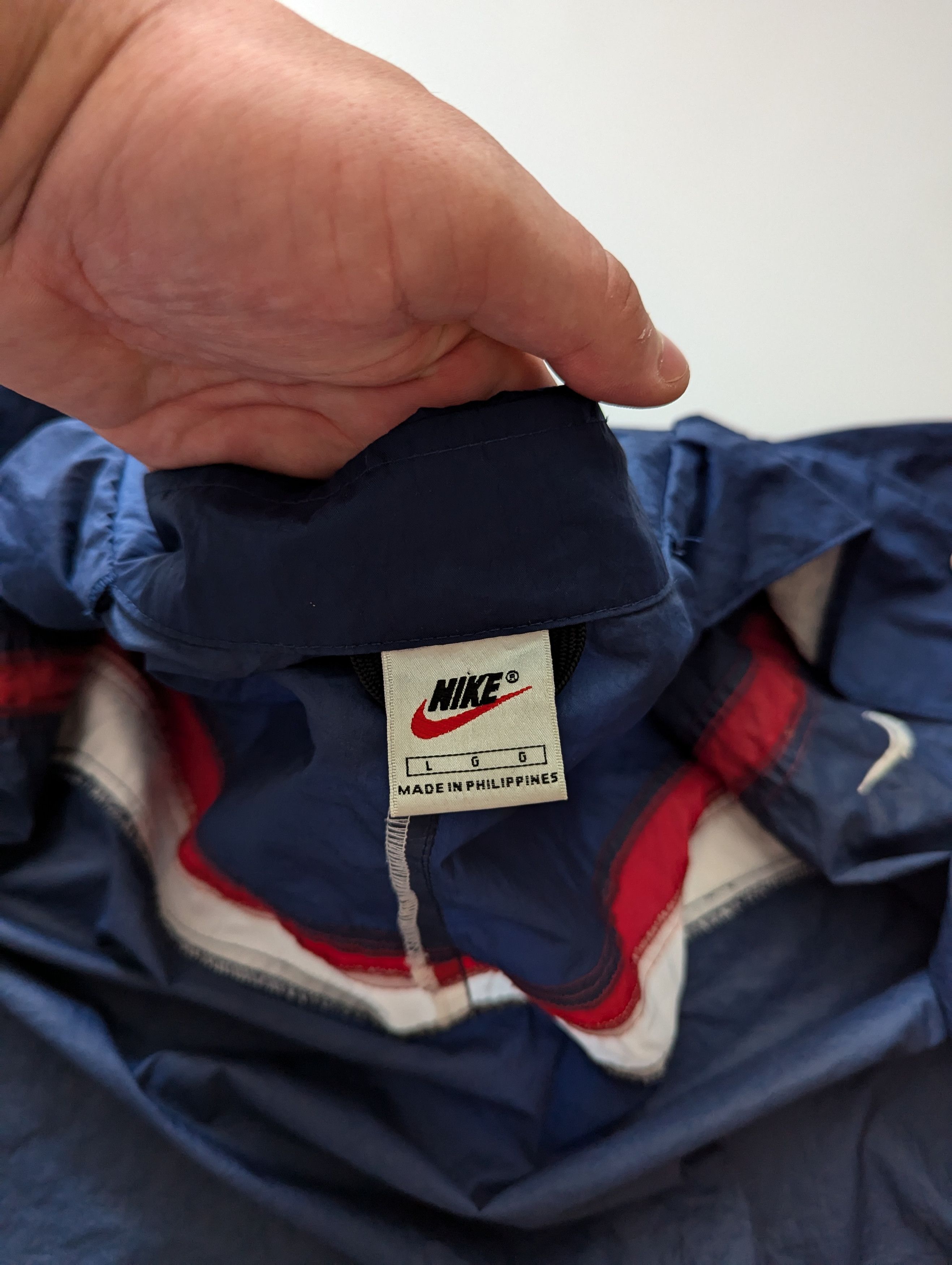 Nike × Vintage Nike Vintage Windbreaker Nylon Jacket Size US L / EU 52-54 / 3 - 11 Thumbnail