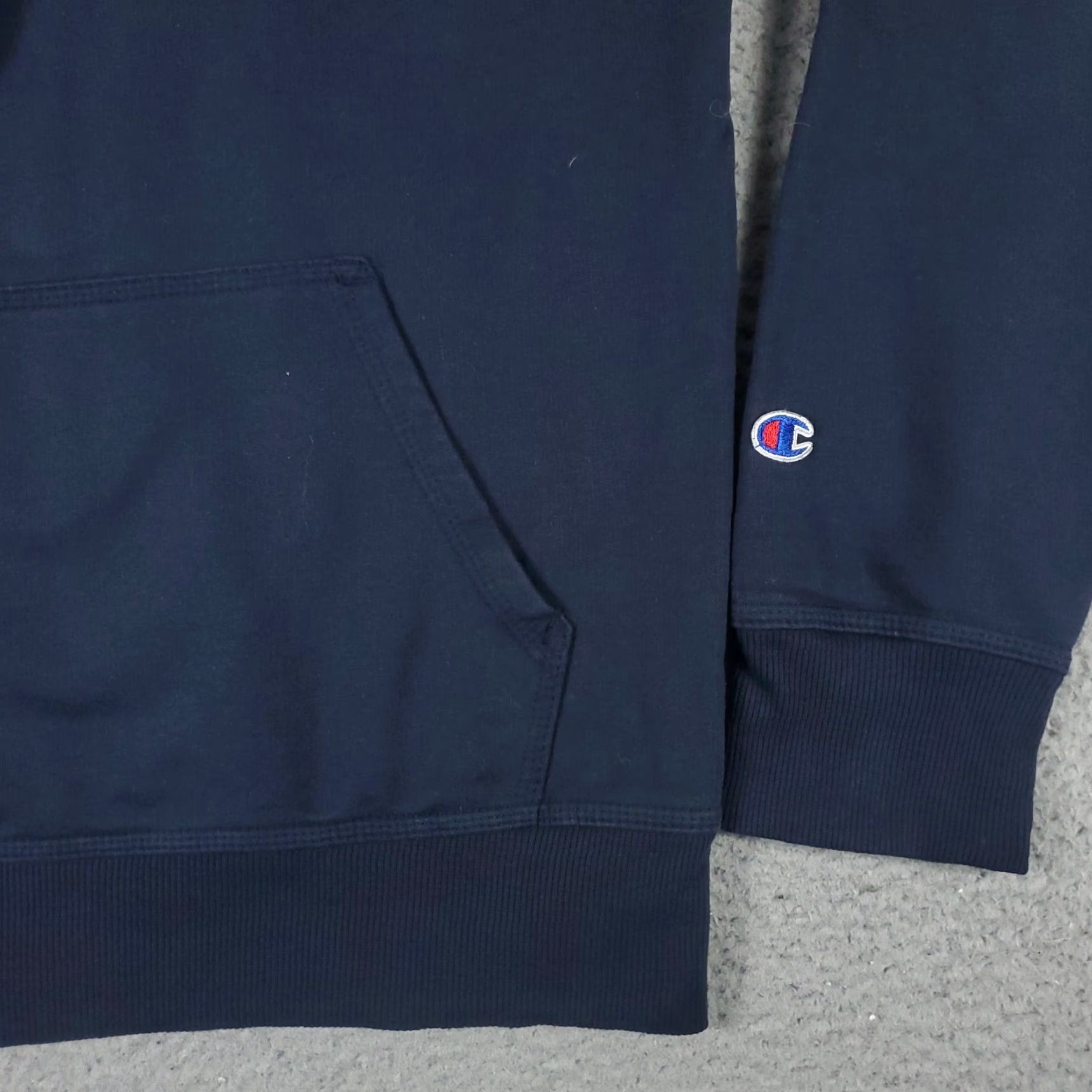 Champion Champion Hoodie Mens Medium Blue Pullover Casual Sweatshirt Mock Neck Size US M / EU 48-50 / 2 - 5 Thumbnail