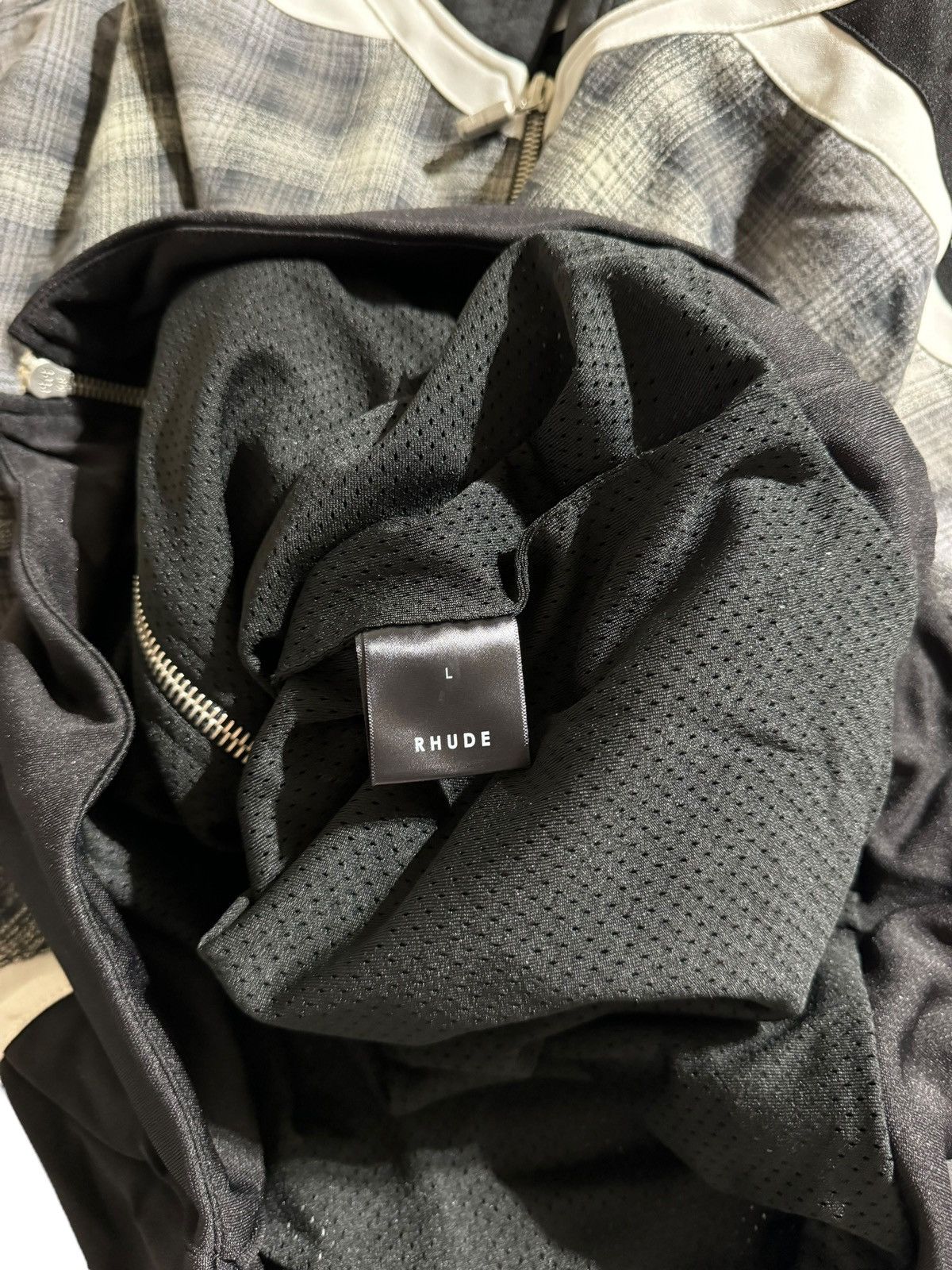 Rhude Hockey Hybrid Zip Up Hoodie Size US L / EU 52-54 / 3 - 10 Thumbnail