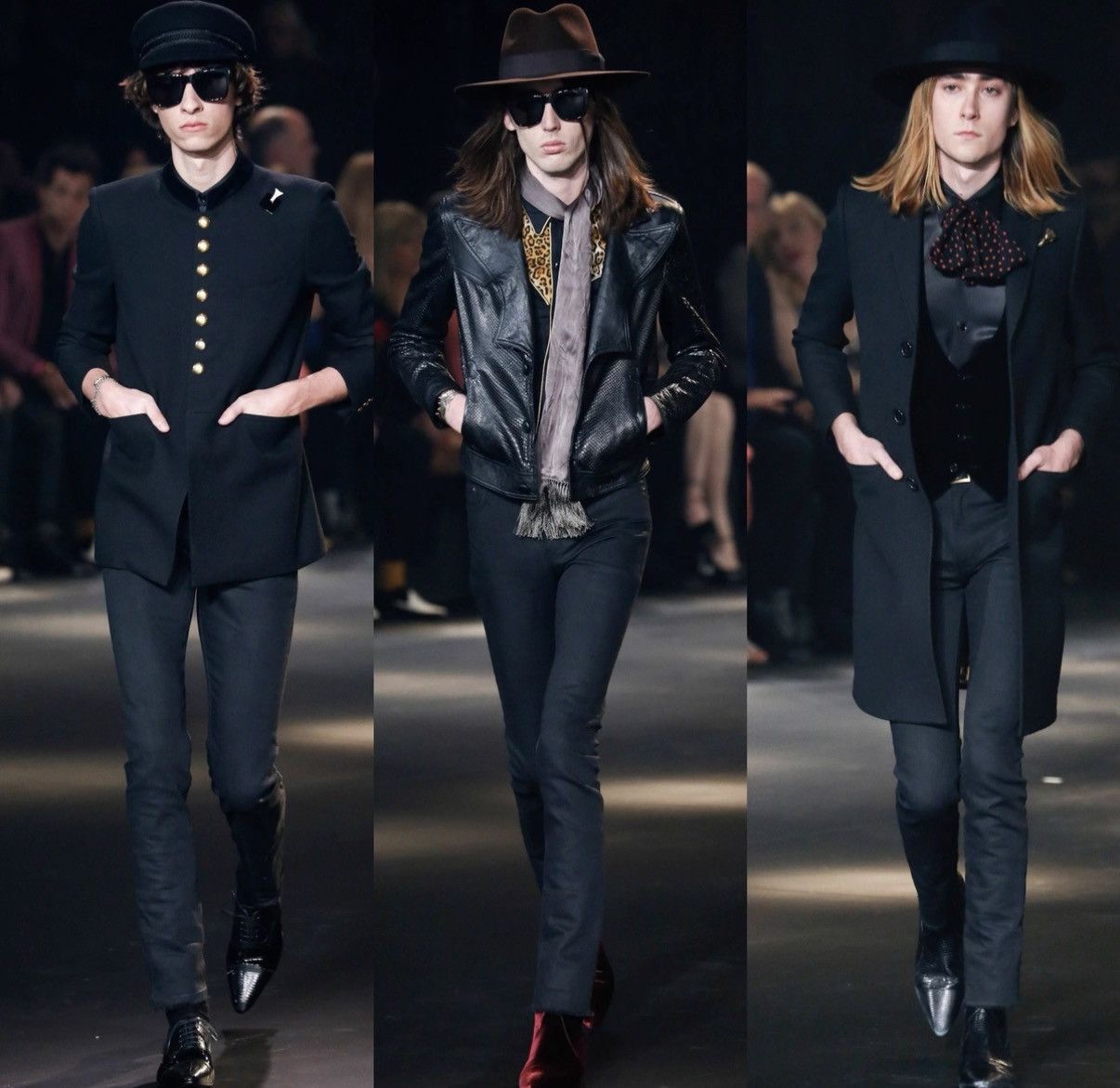 Saint Laurent Paris Saint Laurent (SLP) 16FW Runway Black Frayed Hem Denim Jeans Size US 34 / EU 50 - 8 Thumbnail
