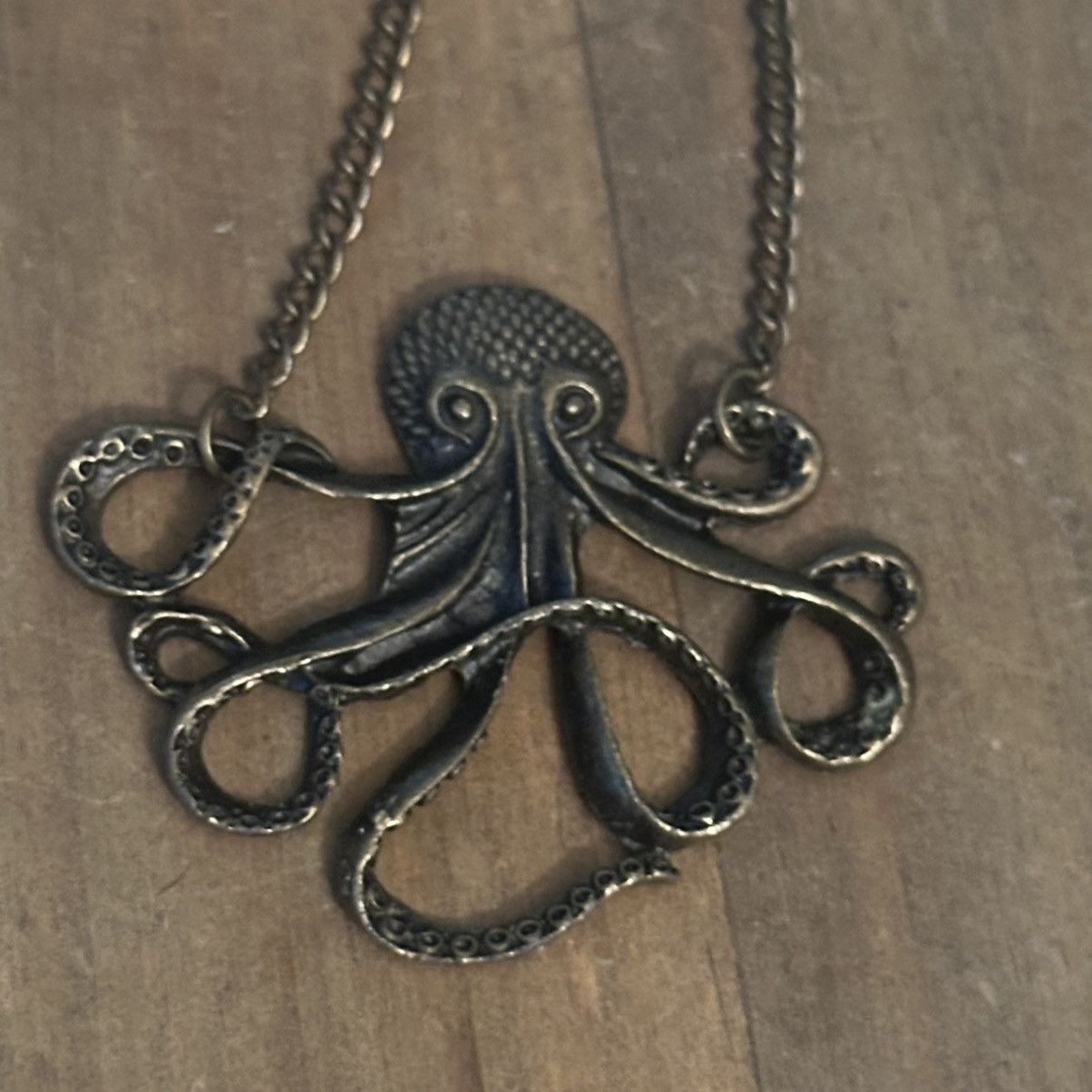 Other Long bronze tone octopus necklace Size ONE SIZE - 3 Thumbnail