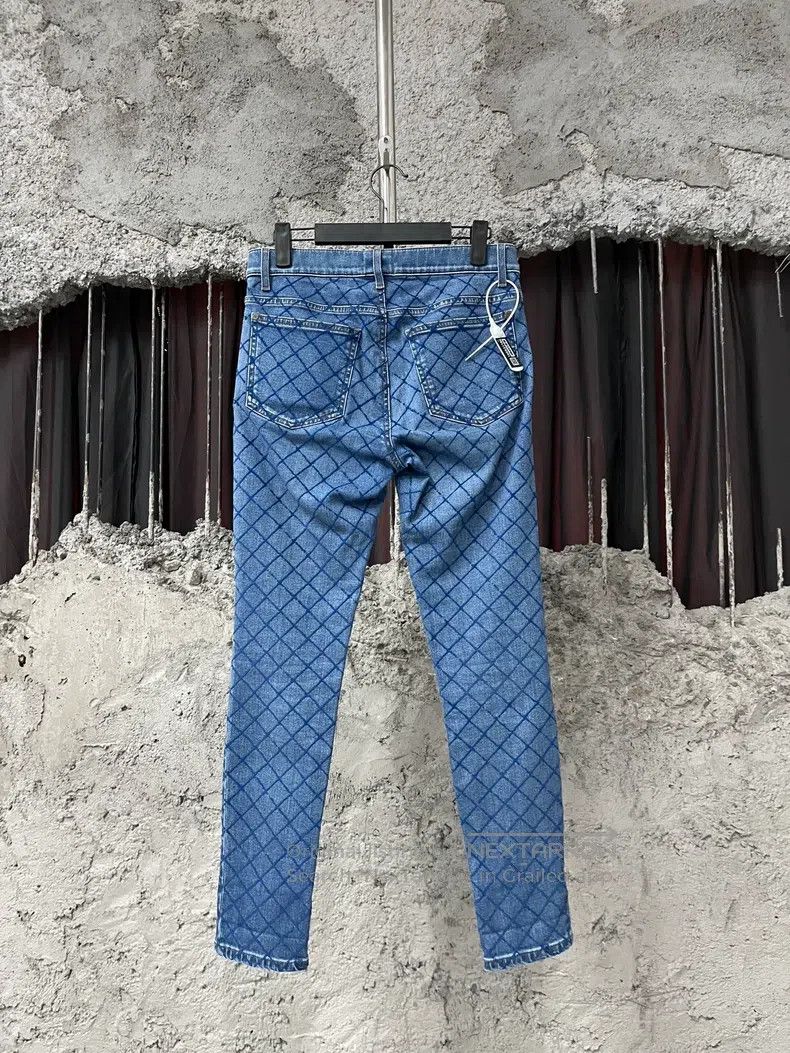 Chanel Chanel Diamond check jeans Size 42" / US 20 - 2 Thumbnail