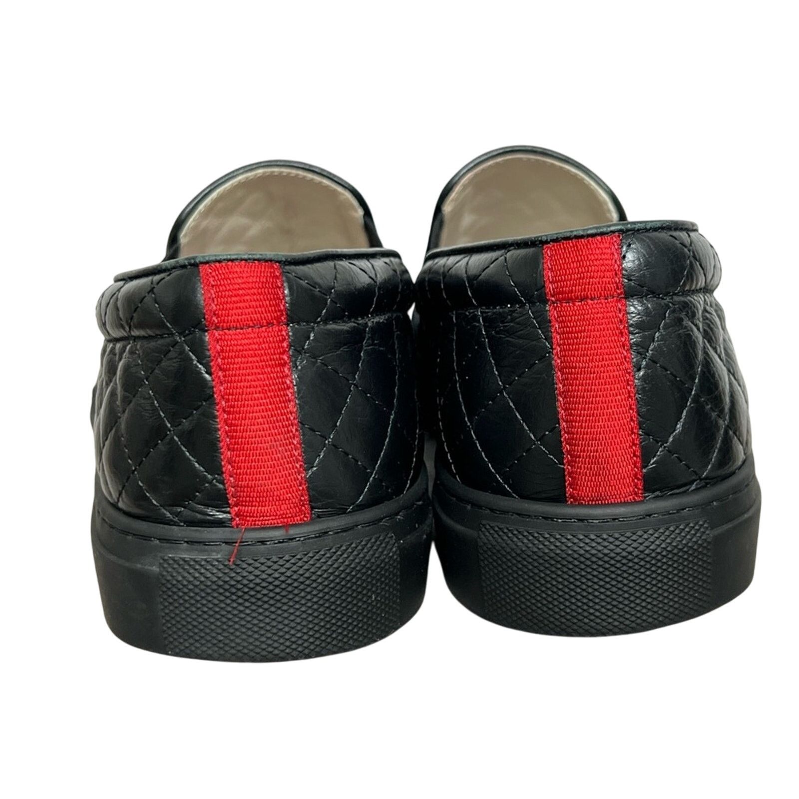 Del Toro Del Toro Quilted Nappa Leather Black Slip-On MADE IN ITALY Size US 11 / EU 44 - 7 Thumbnail