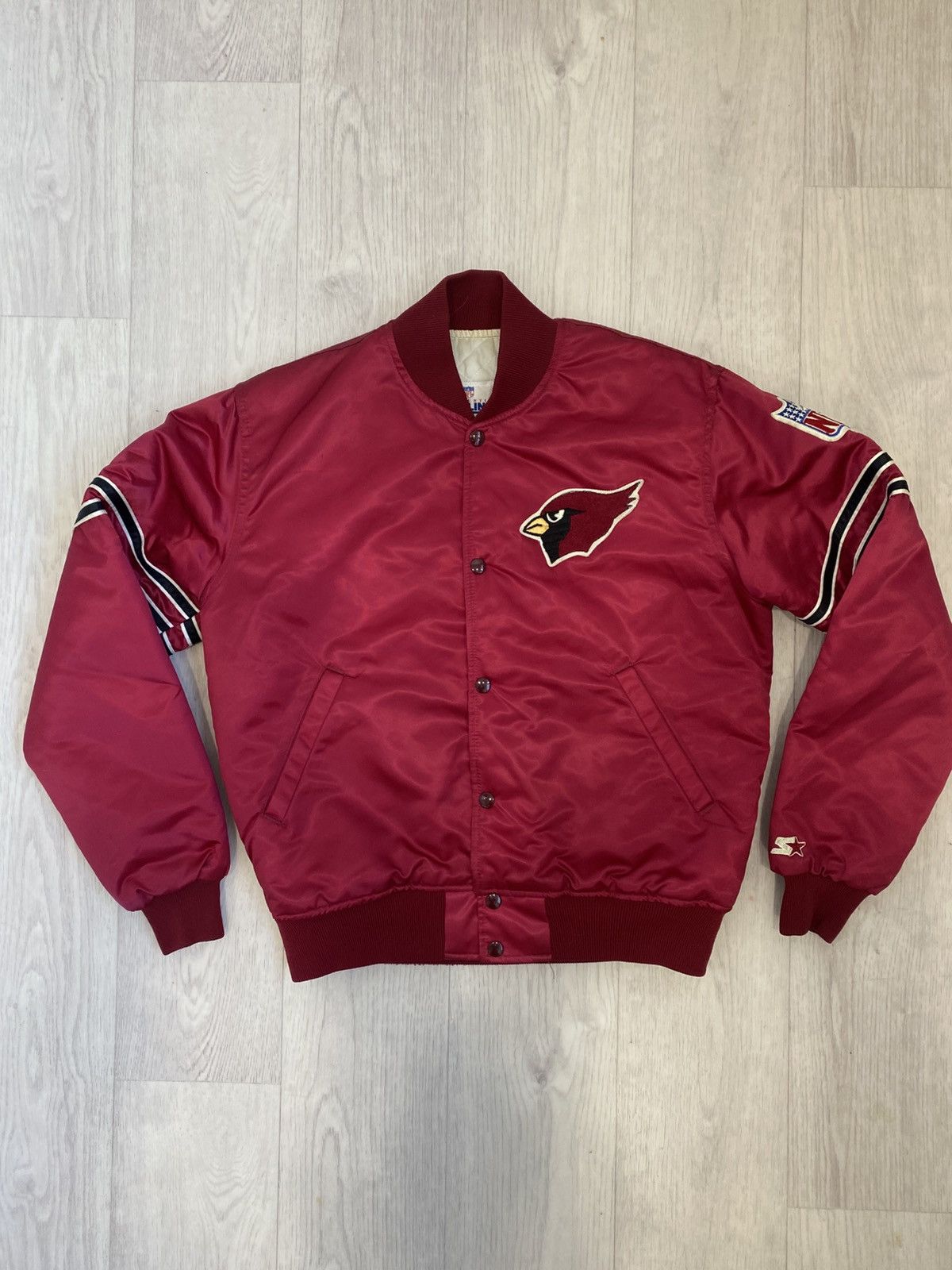 NFL × Starter × Vintage Starter Phoenix Cardinals vintage Bomber Jacket Size M NFL Size US M / EU 48-50 / 2 - 1 Thumbnail