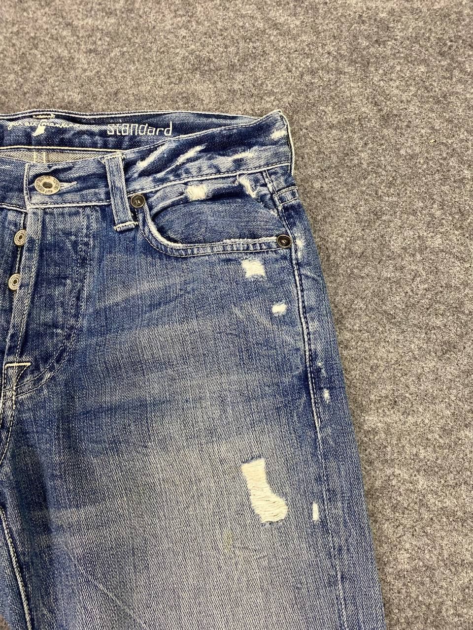 7 For All Mankind 7 for all mankind standard cut distressed denim nice design Size US 32 / EU 48 - 13 Thumbnail