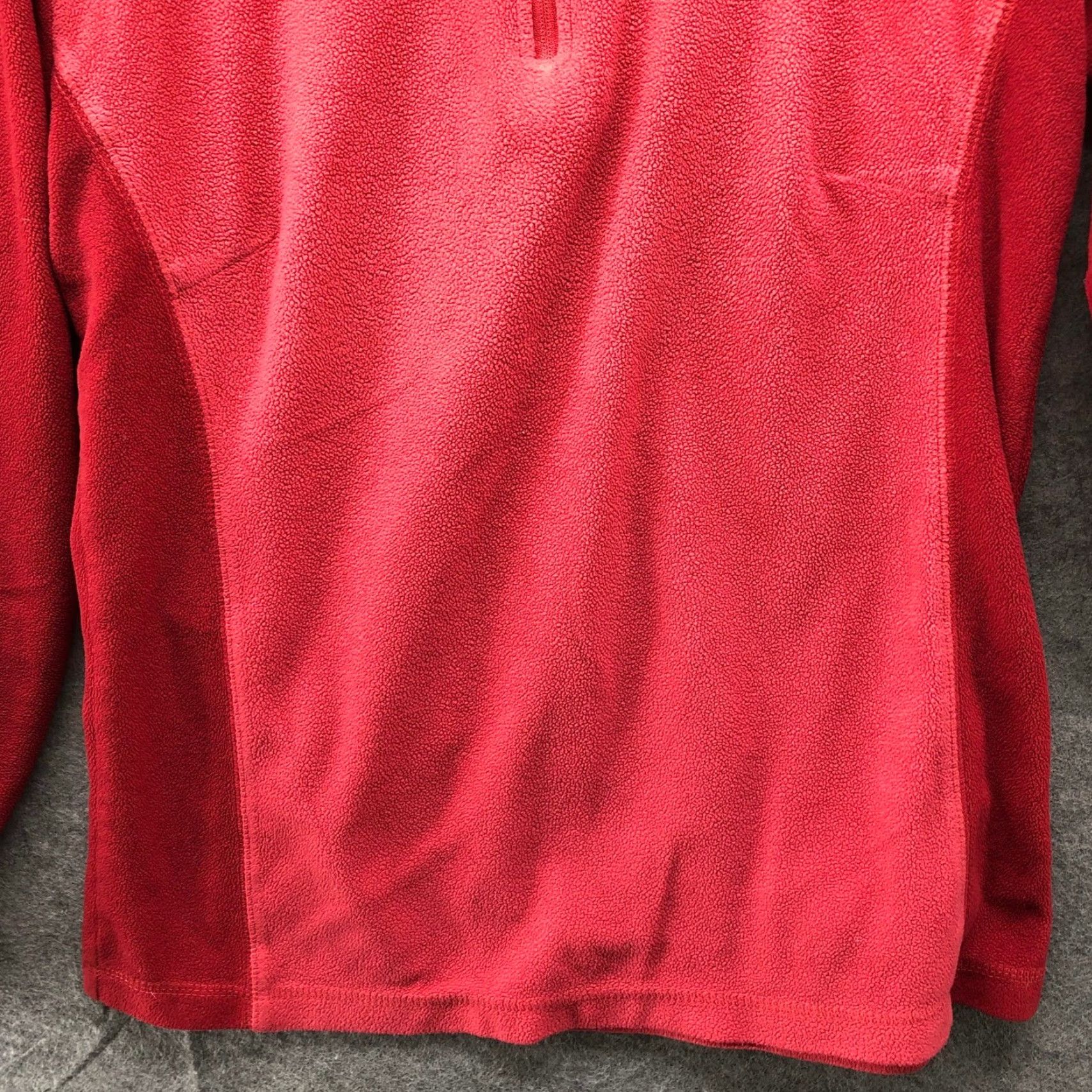 Pinko Columbia Glacial IV Quarter Zip Fleece Pullover Womens M Red Pink Lightweight Size M / US 6-8 / IT 42-44 - 6 Thumbnail