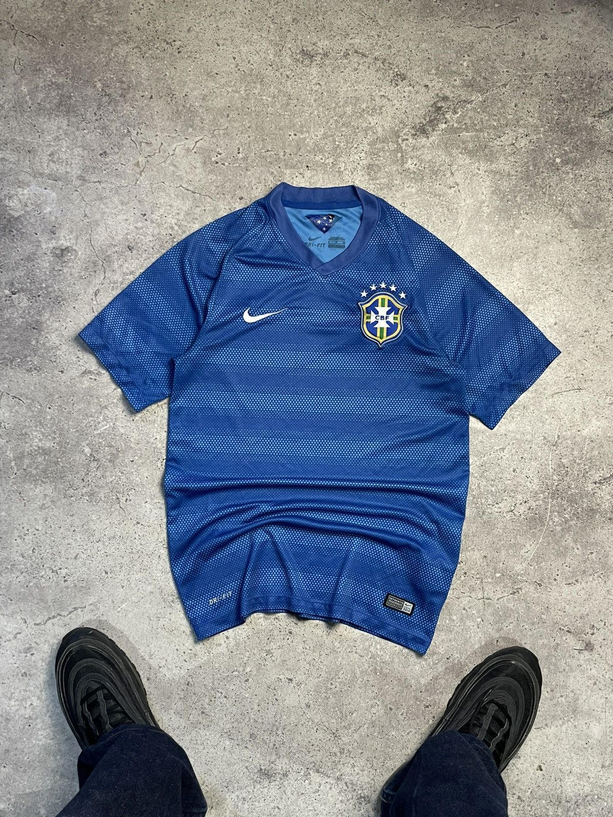 Nike 🇧🇷 Nike Brazil 2014 soccer jersey Size US S / EU 44-46 / 1 - 1 Thumbnail