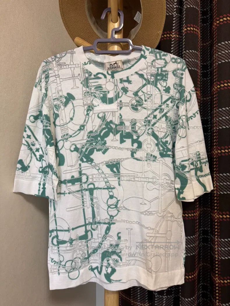 Hermes Hermes Knitted short-sleeve Size US S / EU 44-46 / 1 - 1 Thumbnail