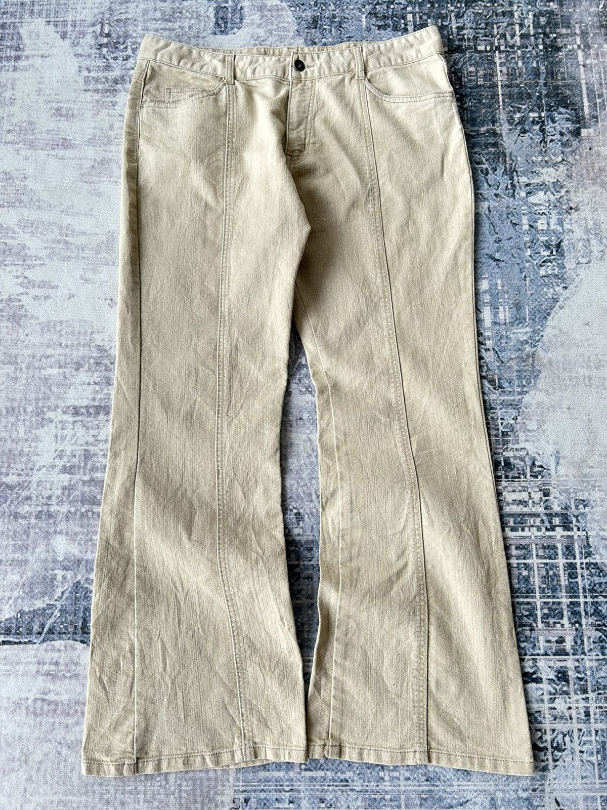 If Six Was Nine Flared Cowboy Styles Pants Size US 34 / EU 50 - 1 Thumbnail