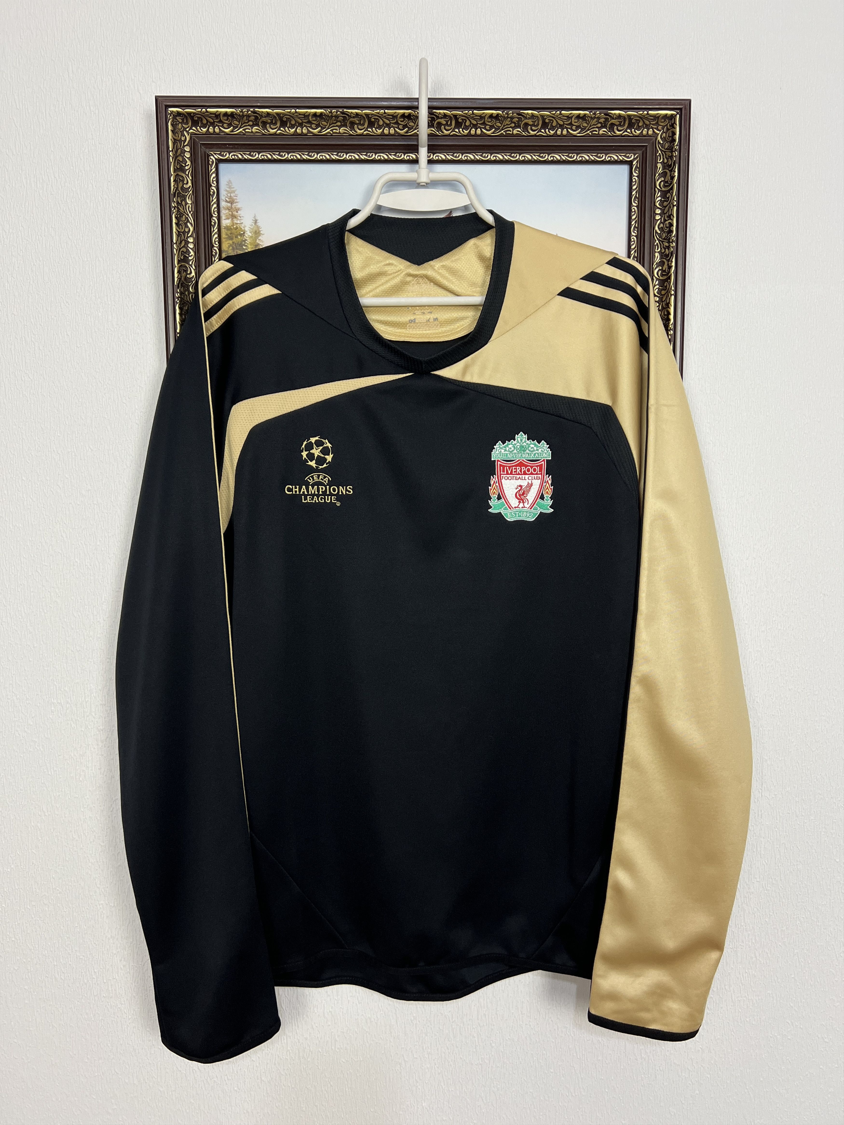 Adidas Vintage Adidas Liverpool Football Train Sweatshirt Track Top Size US M / EU 48-50 / 2 - 1 Thumbnail