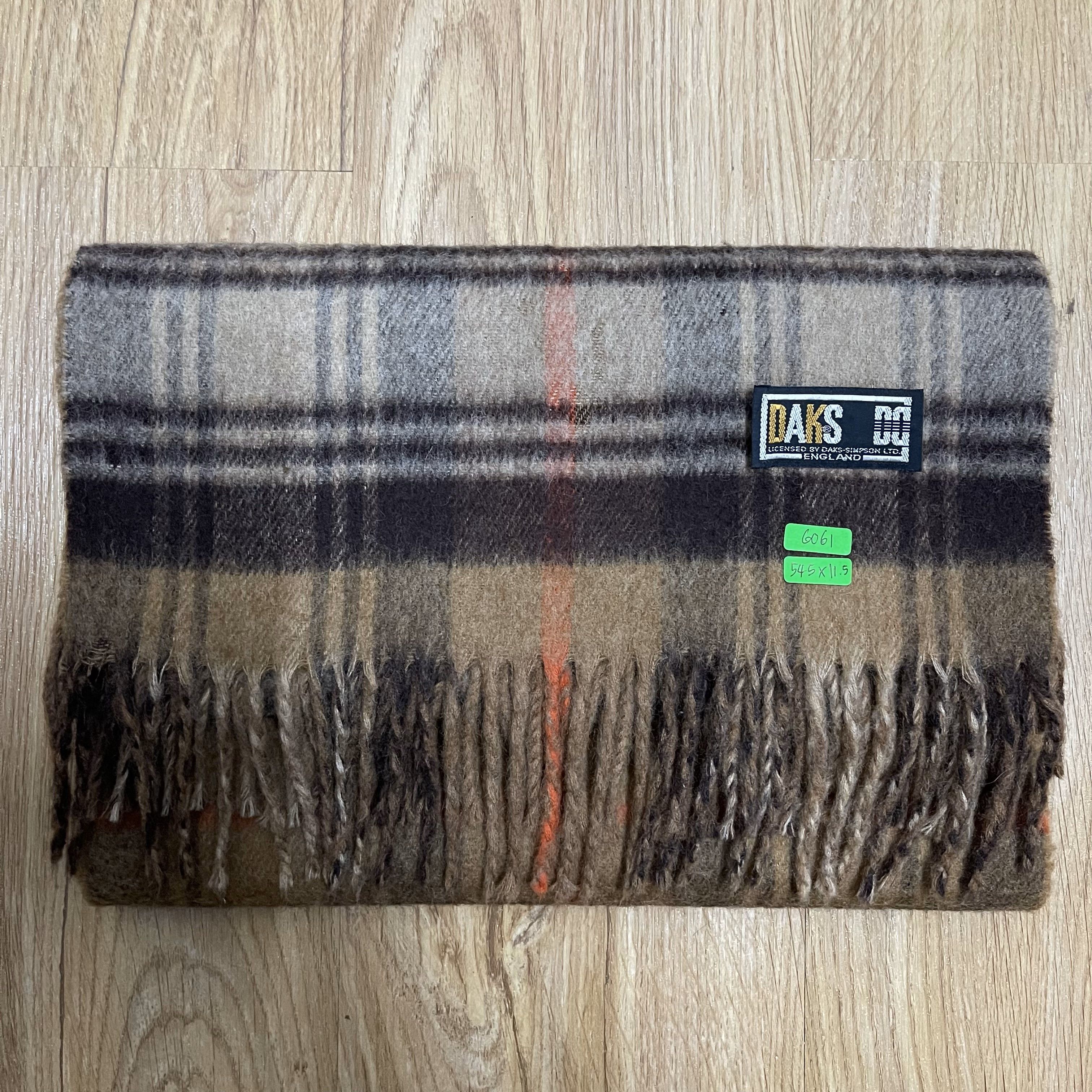 DAKS × Vintage Vintage DAKS Scarf / Muffler - 6061 Size ONE SIZE - 8 Thumbnail