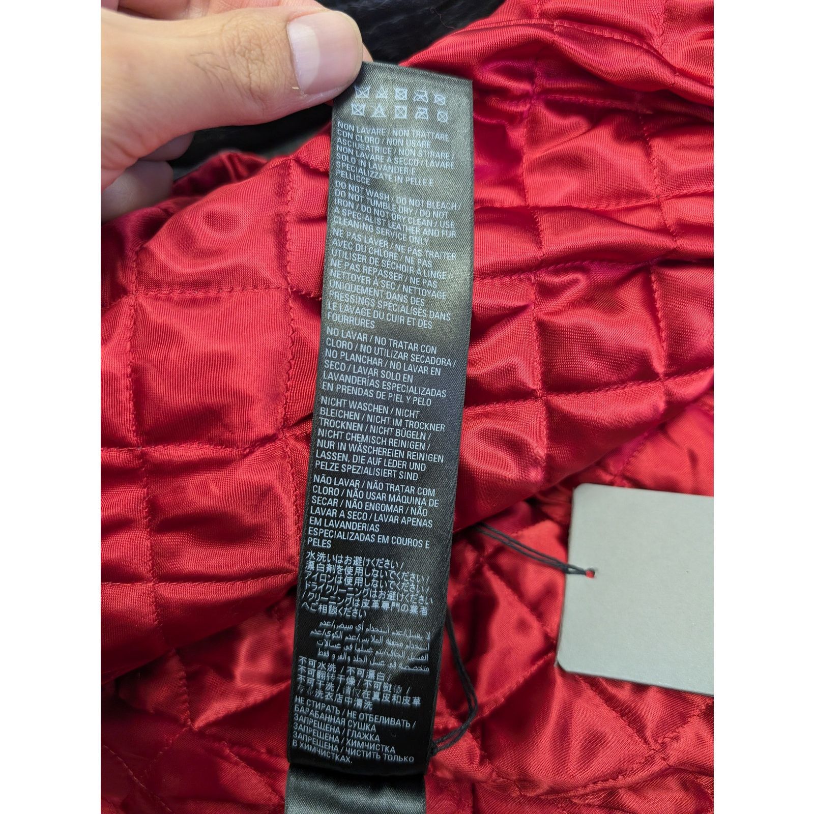 Balenciaga o1rshd1 Upcycled Biker Jacket in Black Size US M / EU 48-50 / 2 - 19 Thumbnail