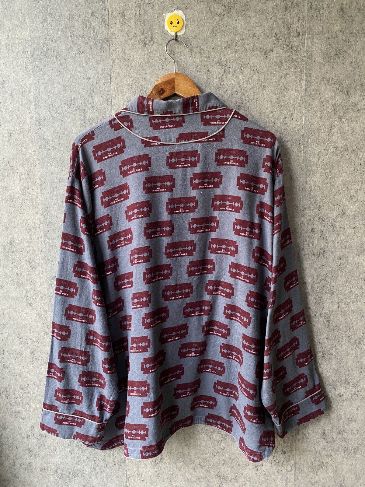 GU × Undercover GU x Undercover Sleepwear Shirt Fullprint Design Size US XXL / EU 58 / 5 - 4 Thumbnail