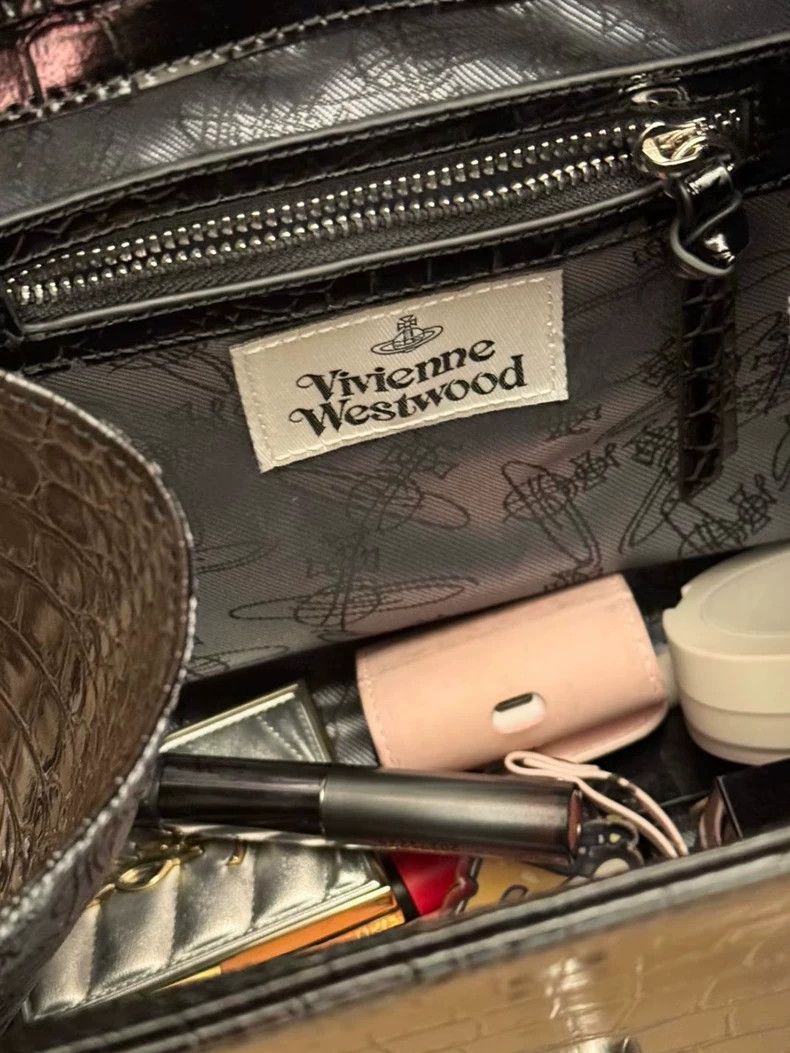 Vivienne Westwood Vivienne Westwood size os Crossbody bag with crocodile skin Size ONE SIZE - 3 Thumbnail