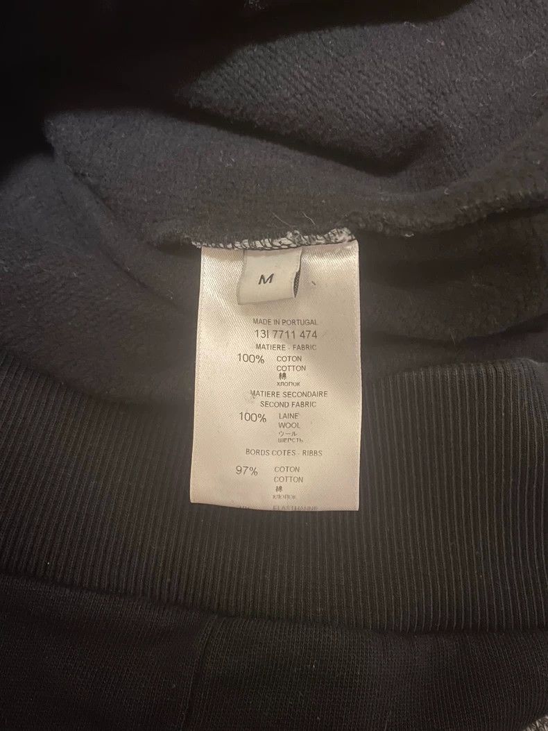Givenchy Givenchy Unlabeled Unisex Asymmetrical Hooded Sweatshirt Size US M / EU 48-50 / 2 - 6 Thumbnail