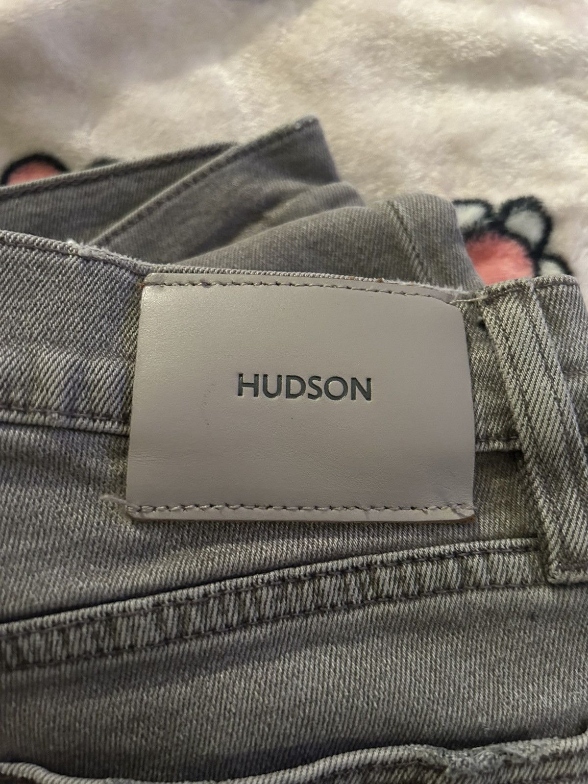 Hudson Hudson Men's Zack Distressed Skinny Jeans (29) Size US 29 - 1 Thumbnail
