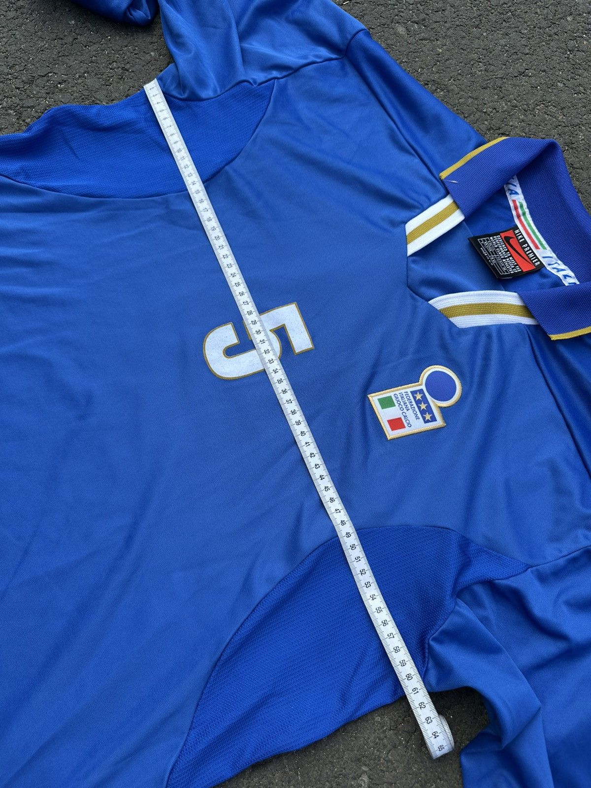 Vintage Vintage Jersey Nike Italy 96-97 #5 Alessandro Costacurta Size US XXL / EU 58 / 5 - 14 Thumbnail