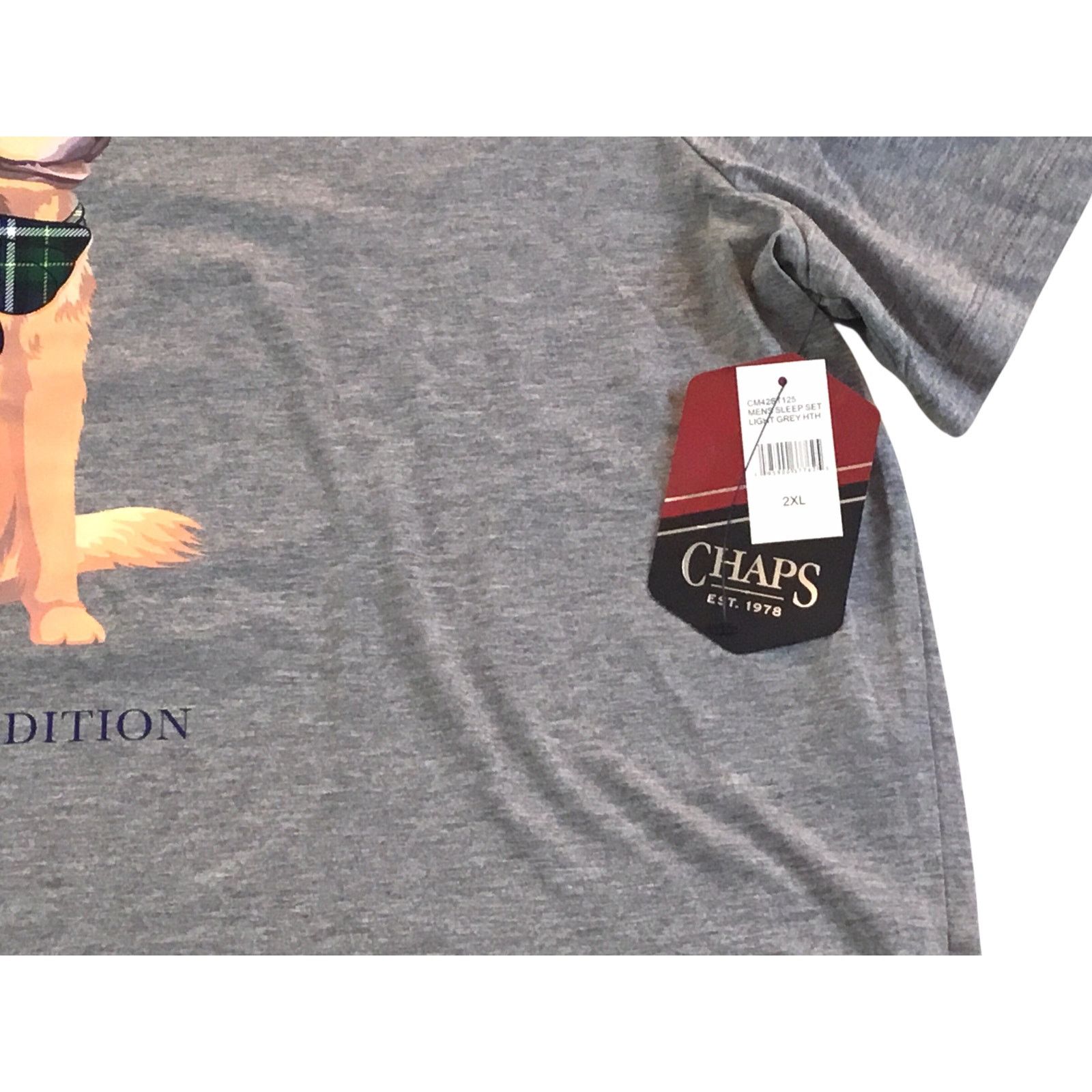 Chaps Chaps Men's Top XXL Golden Retriever Holiday Christmas NWT Size US XXL / EU 58 / 5 - 1 Thumbnail