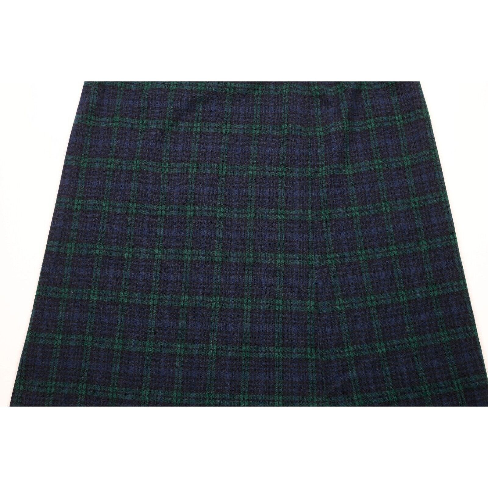 Vintage Vintage 70s Streetwear Knit Tartan Plaid Skirt Size 32" / US 10 / IT 46 - 3 Thumbnail