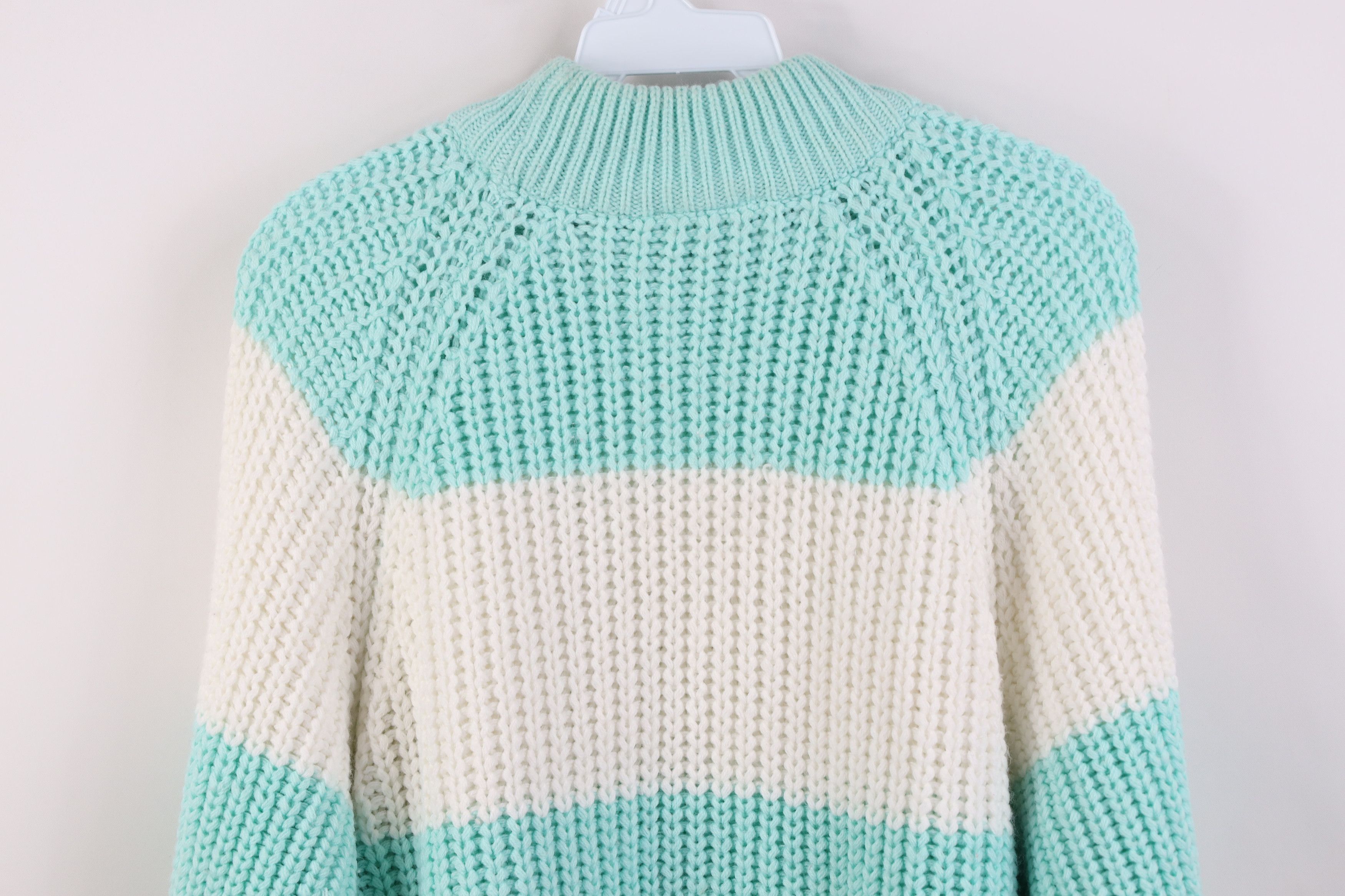 Vintage Vintage 80s 90s Streetwear Striped Ribbed Knit Sweater Size M / US 6-8 / IT 42-44 - 13 Thumbnail