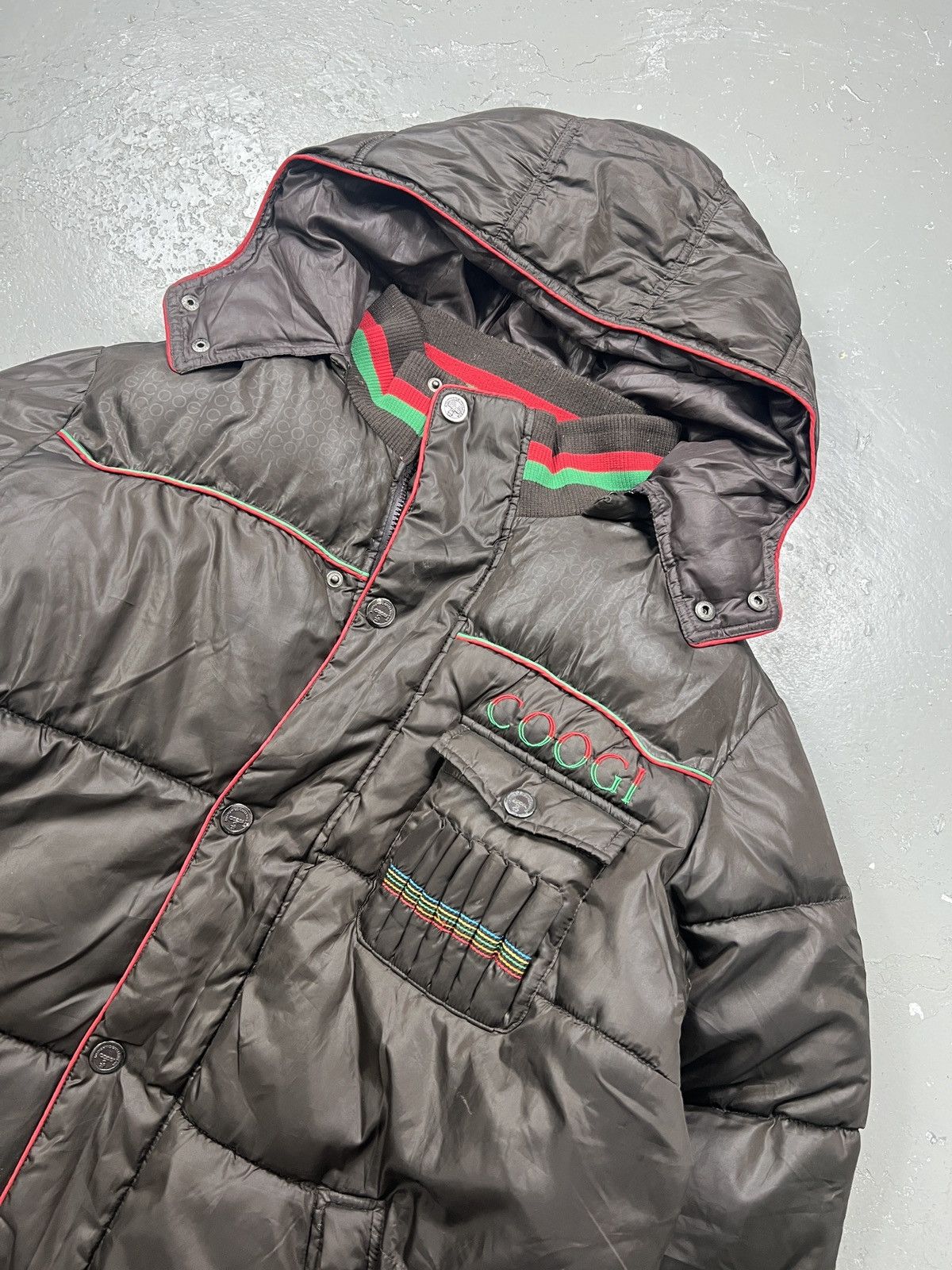 Coogi Vintage Coogi Puffer Jacket Size Large Size US L / EU 52-54 / 3 - 3 Thumbnail