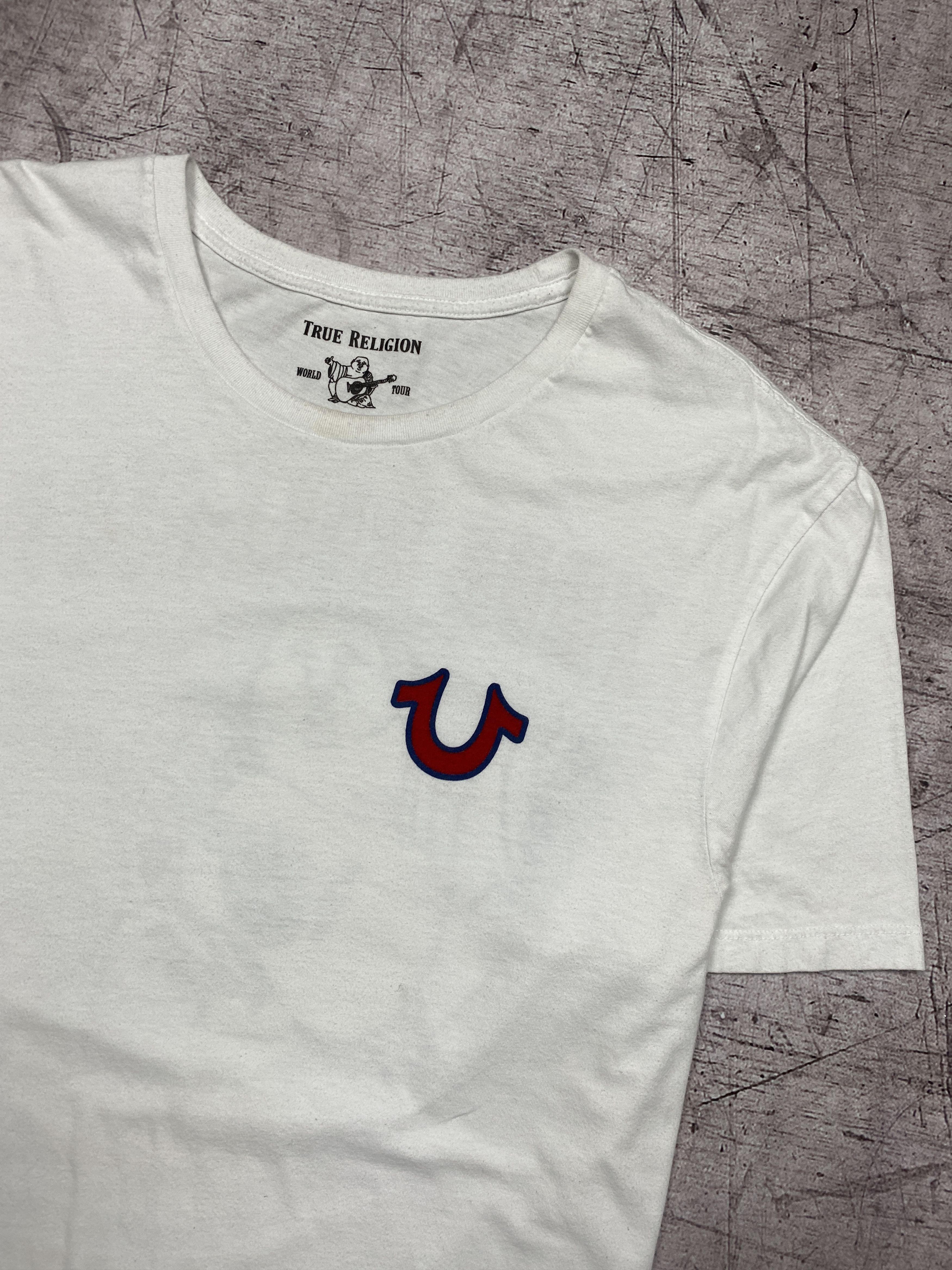 True Religion × Vintage True Religion Vintage Mens Crew Neck T-Shirt Size US XL / EU 56 / 4 - 5 Thumbnail
