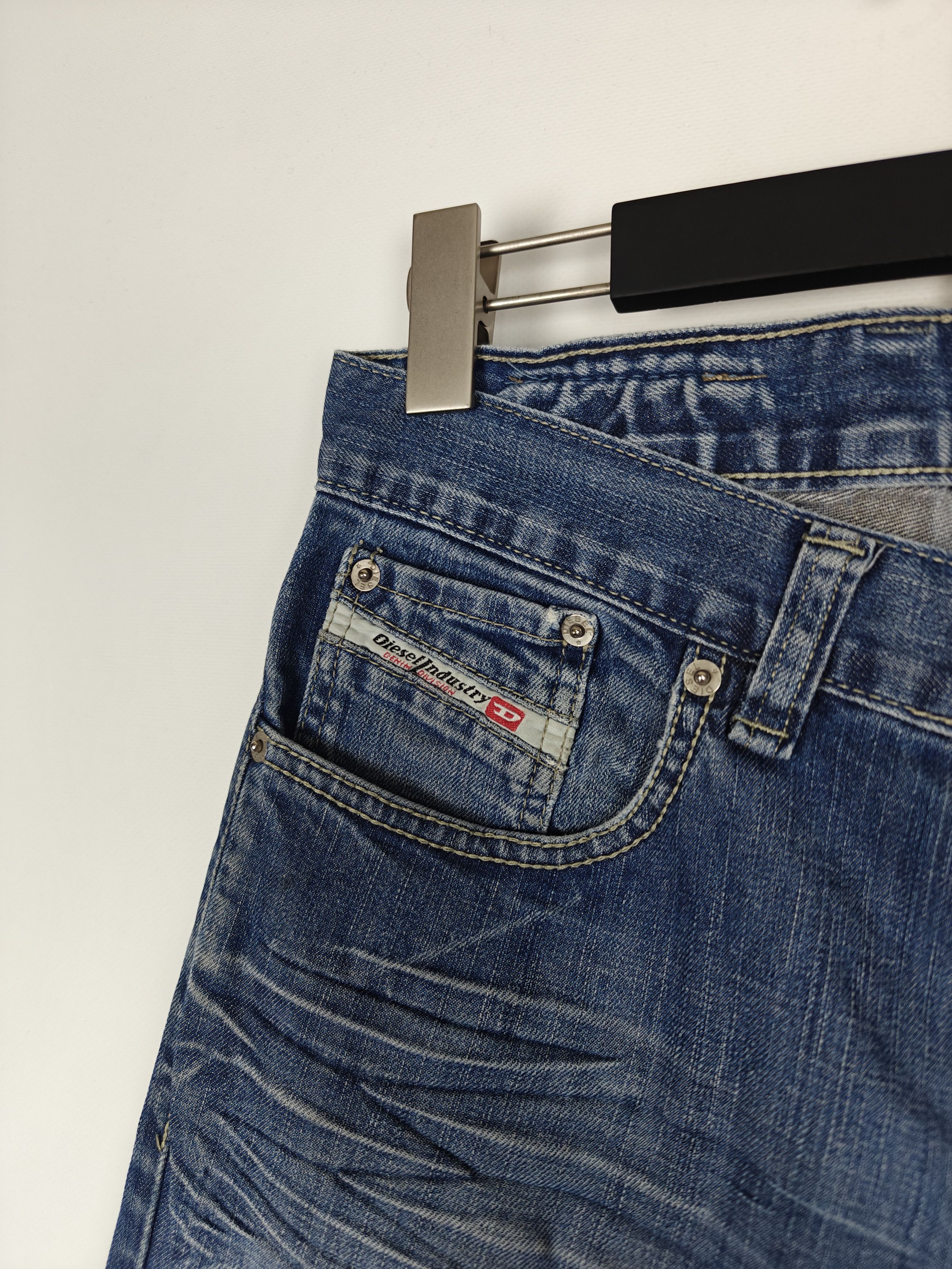 Diesel Diesel Denim Jeans Blue Pants VTG Pocket Logo 32X27 Size US 32 / EU 48 - 6 Thumbnail